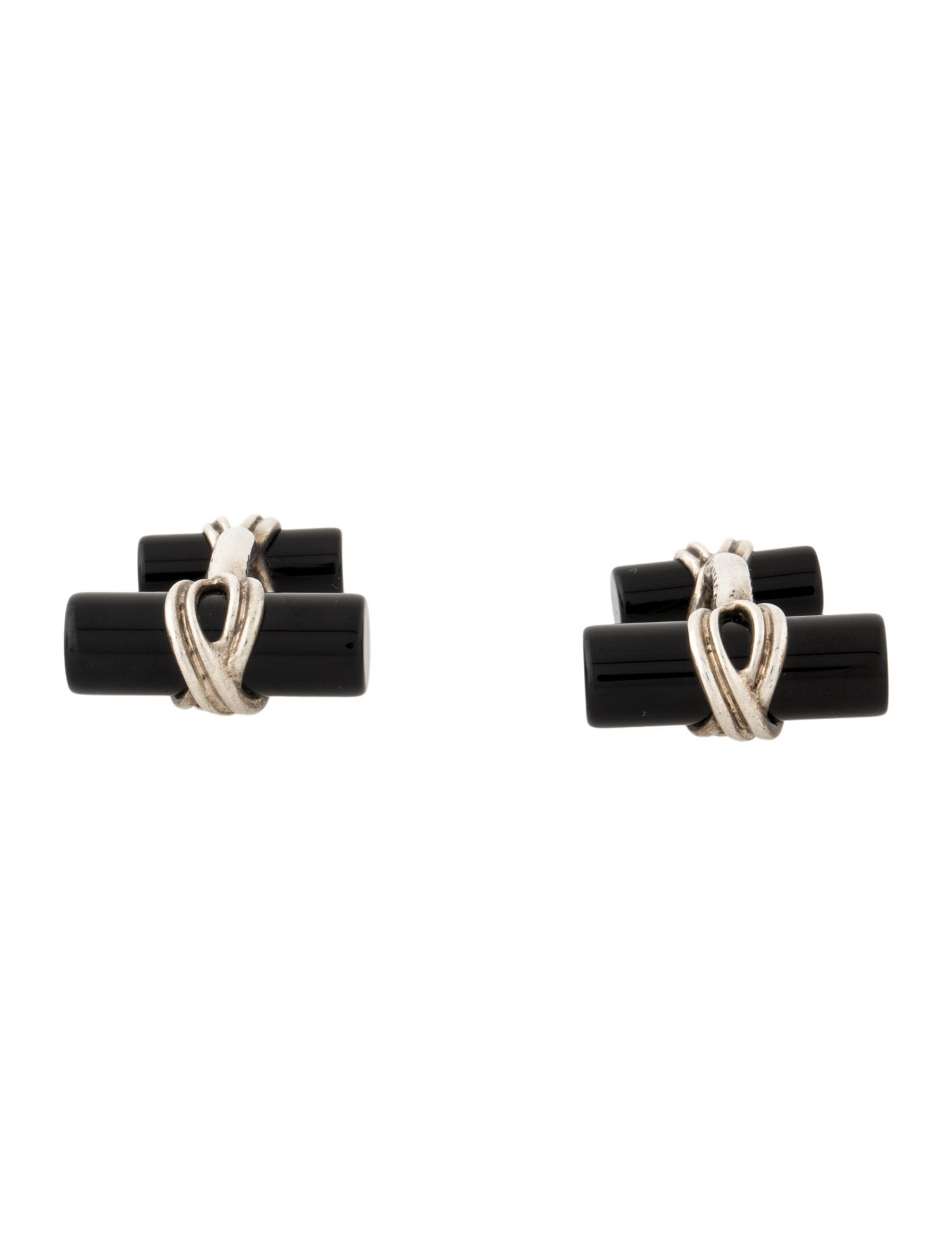 Tiffany & Co. Vintage Onyx Cufflinks