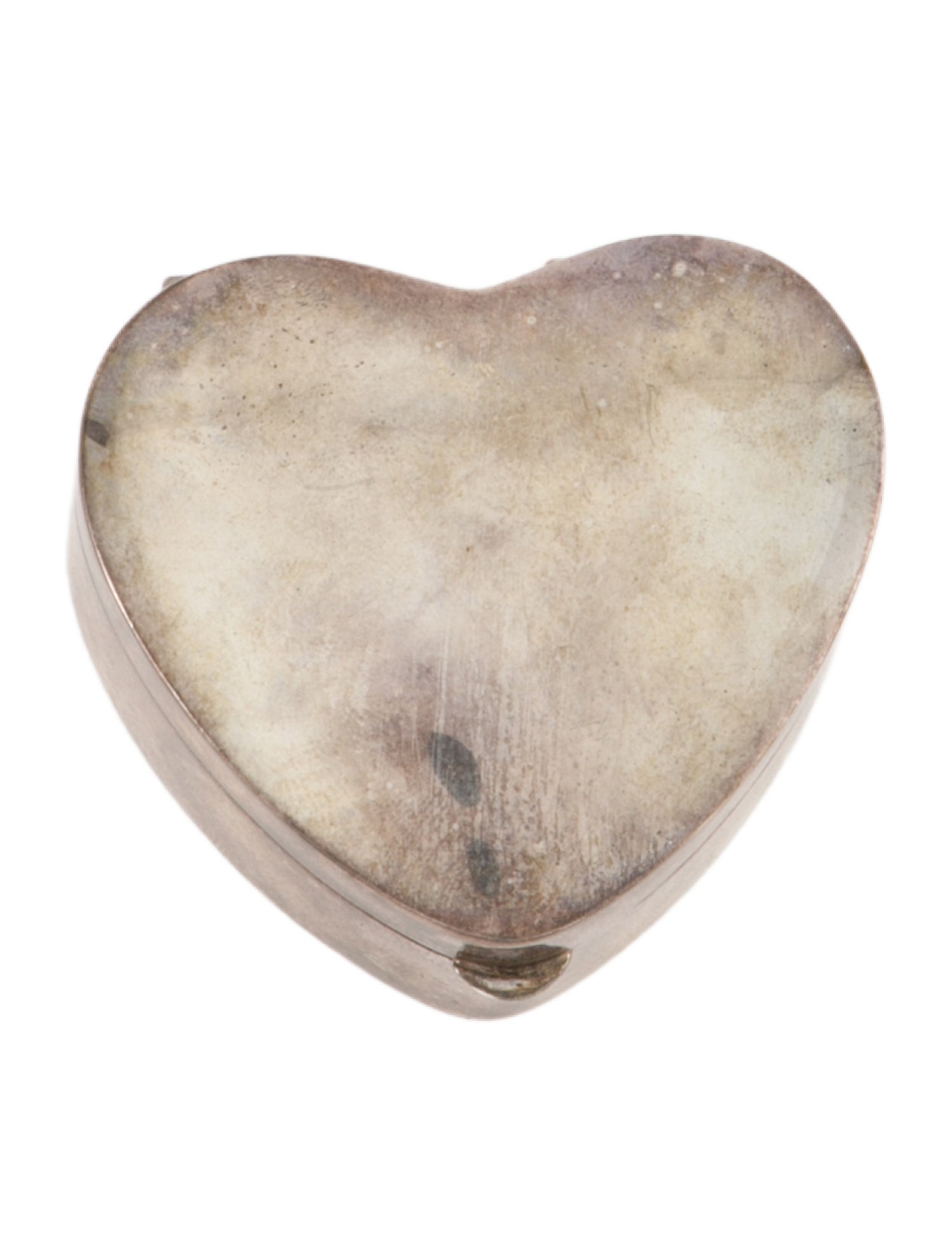 Tiffany & Co. Sterling Heart Box