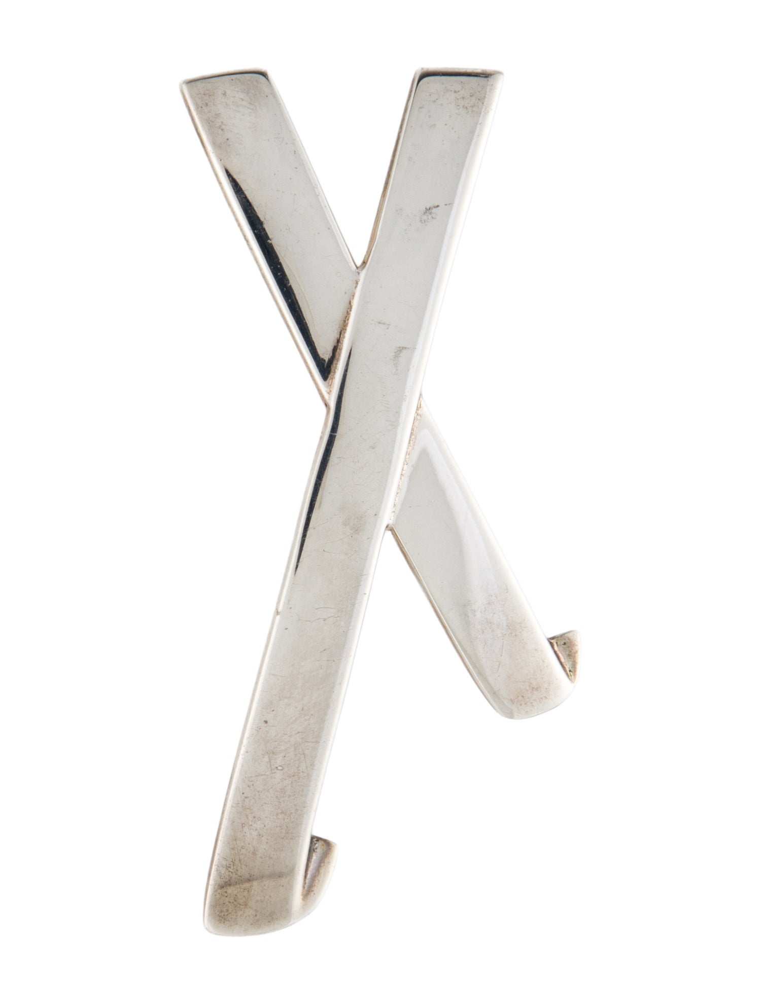 Tiffany & Co. Vintage Graffiti X Brooch Pendant Necklace