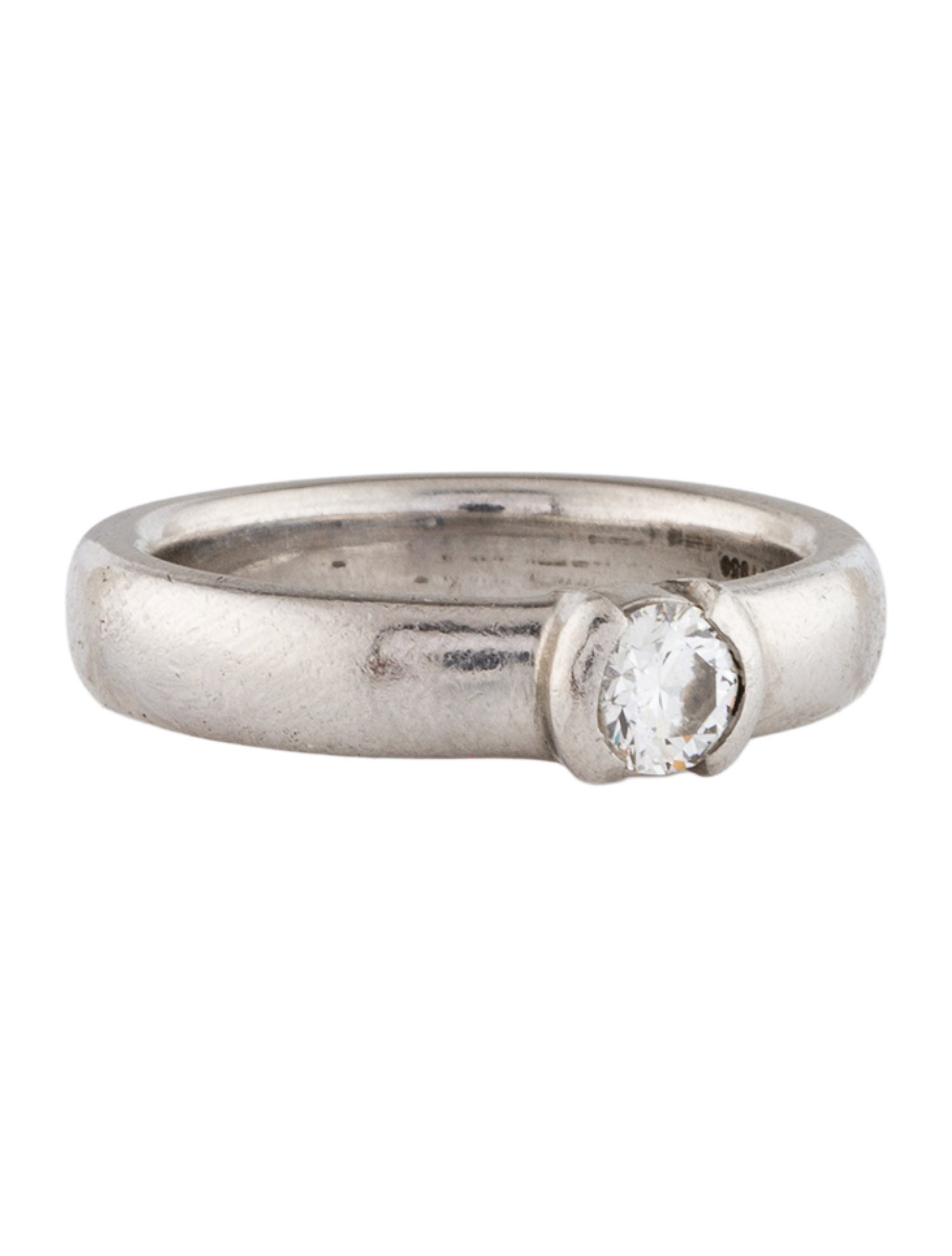 Tiffany & Co. Platinum Diamond Etoile Engagement Ring
