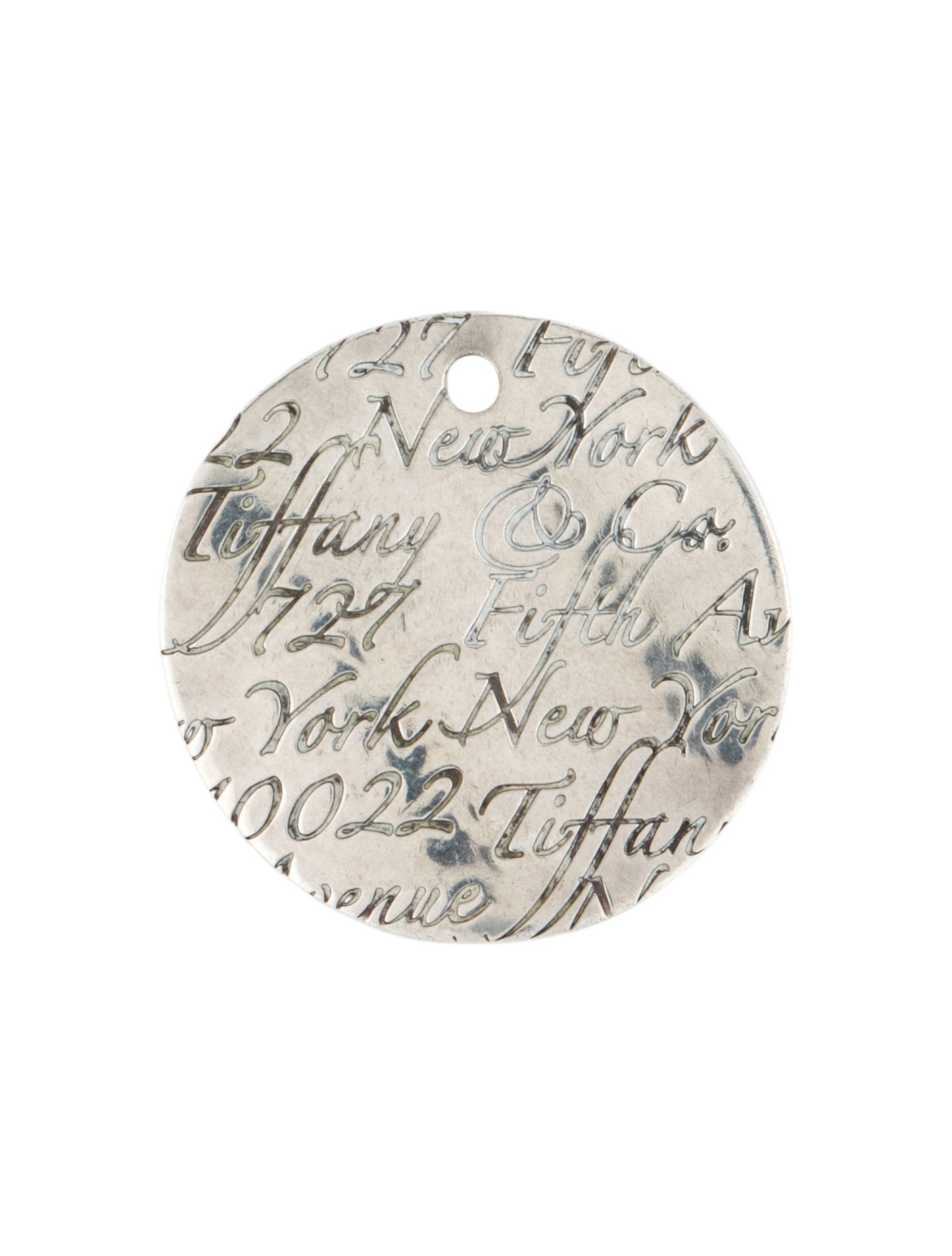 Tiffany & Co. Tiffany & Co. Notes Round Wavy Charm