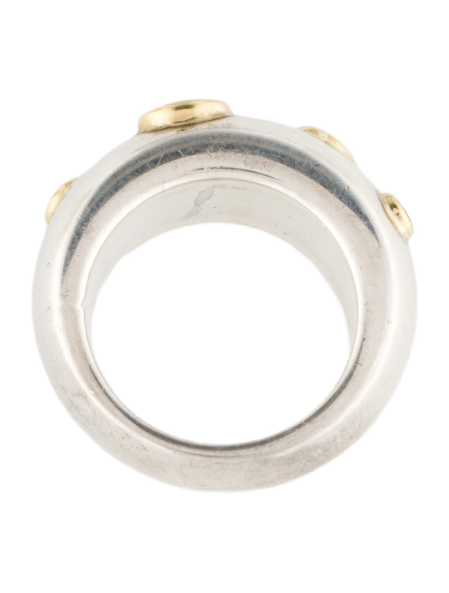 Tiffany & Co. Vintage Tourmaline, Peridot & Sapphire Etoile Band