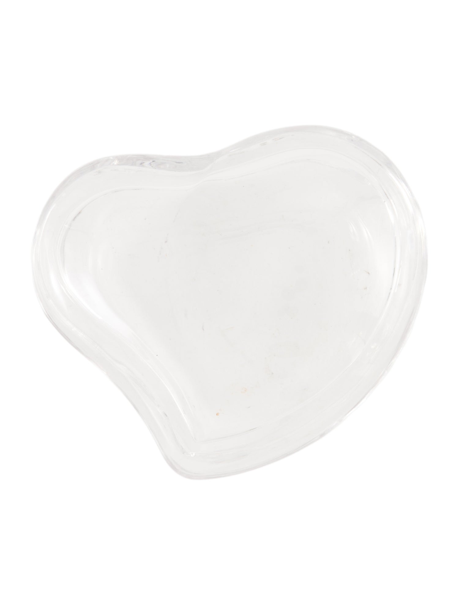 Tiffany & Co. Crystal Heart Trinket Box