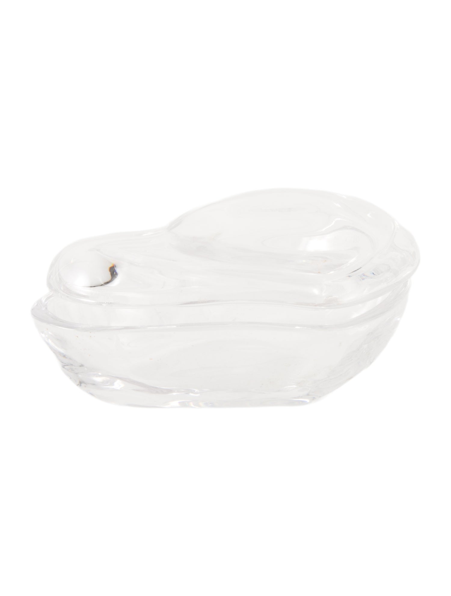 Tiffany & Co. Crystal Heart Trinket Box