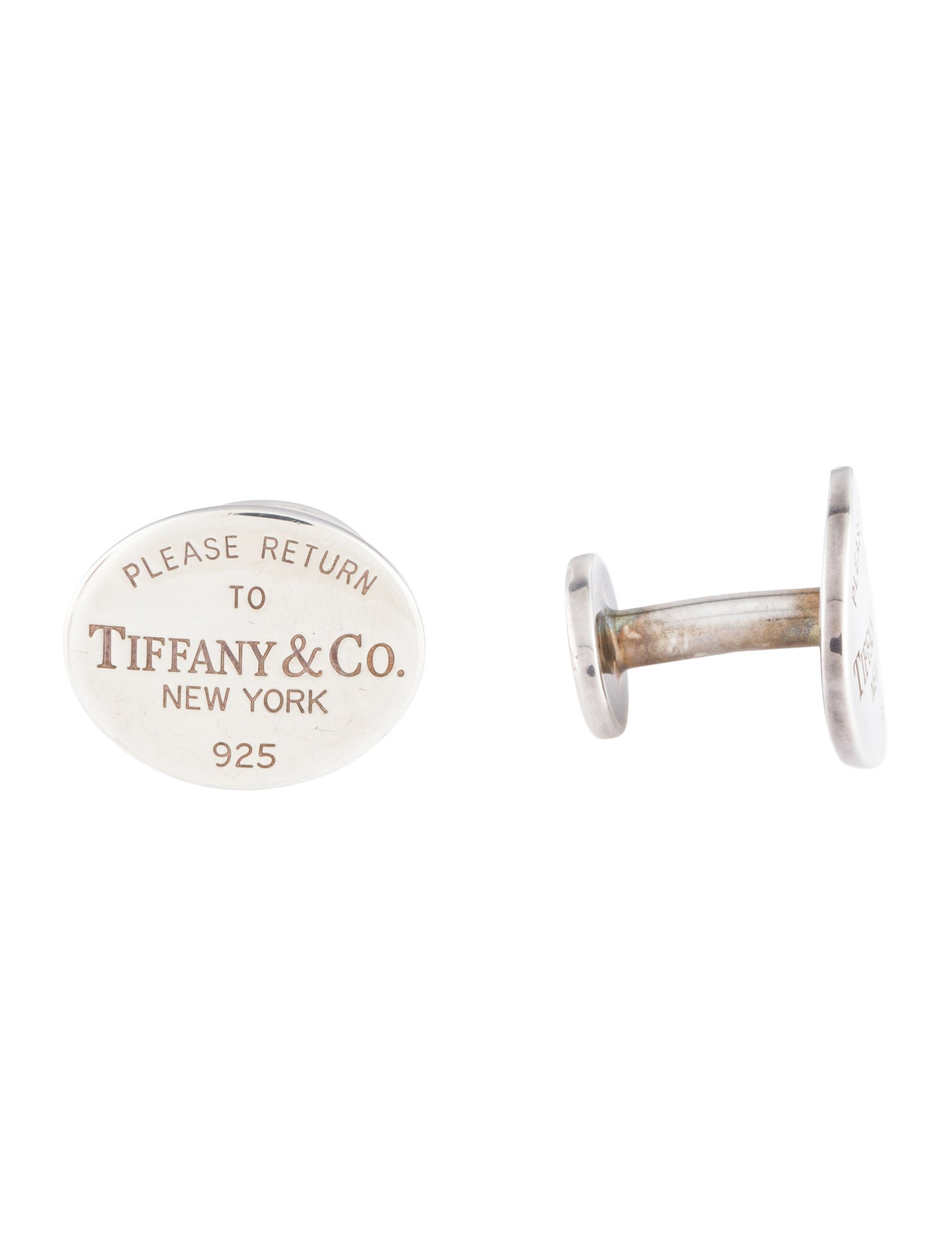 Tiffany & Co. Return to Tiffany Oval Cufflinks