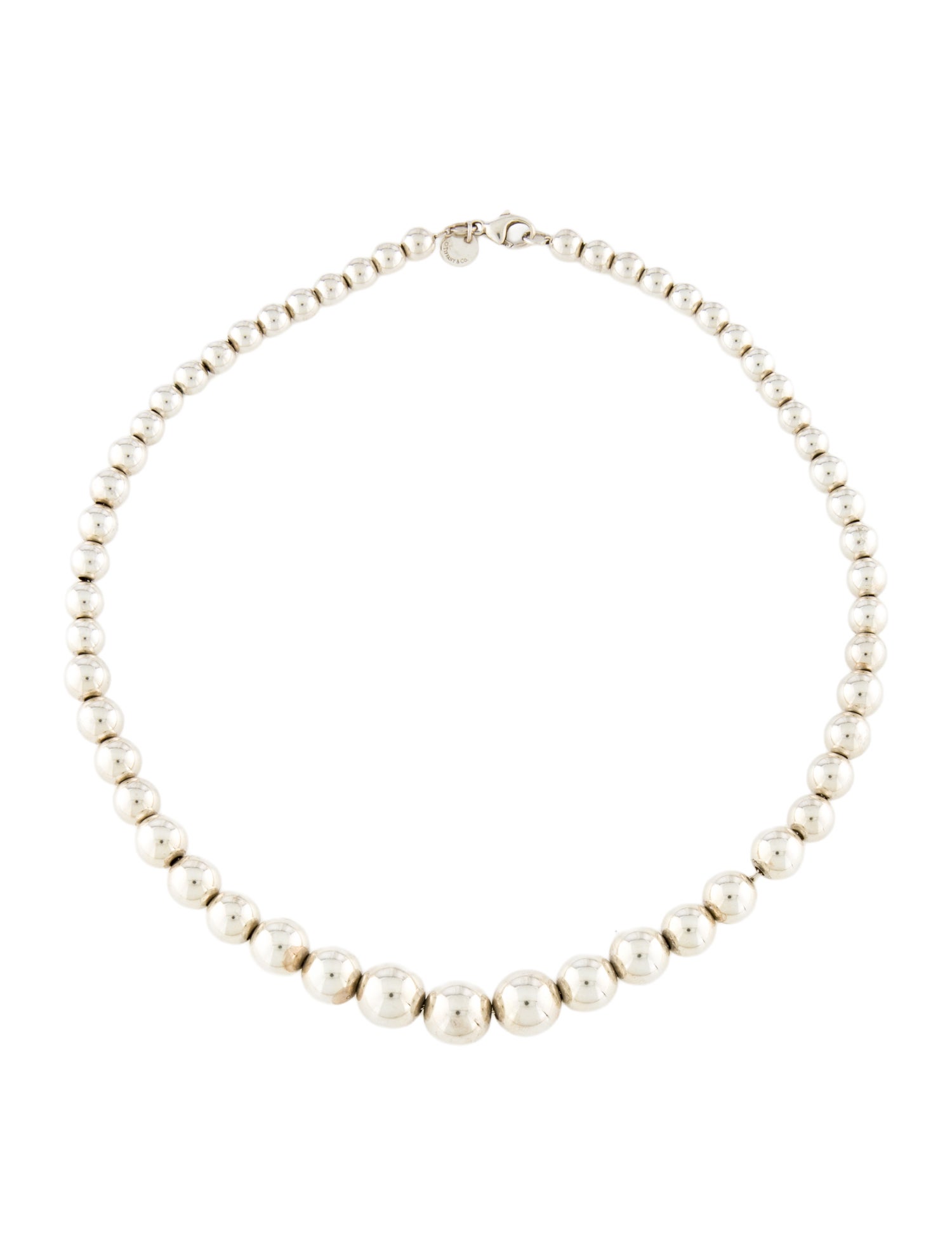 Tiffany & Co. Graduated Ball Necklace