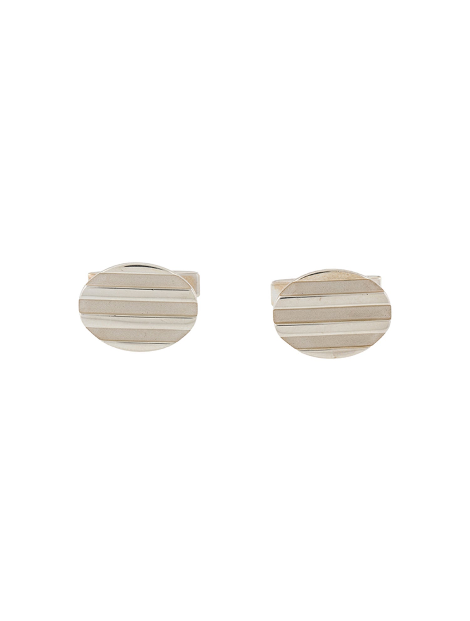 Tiffany & Co. Vintage Grooved Cufflinks