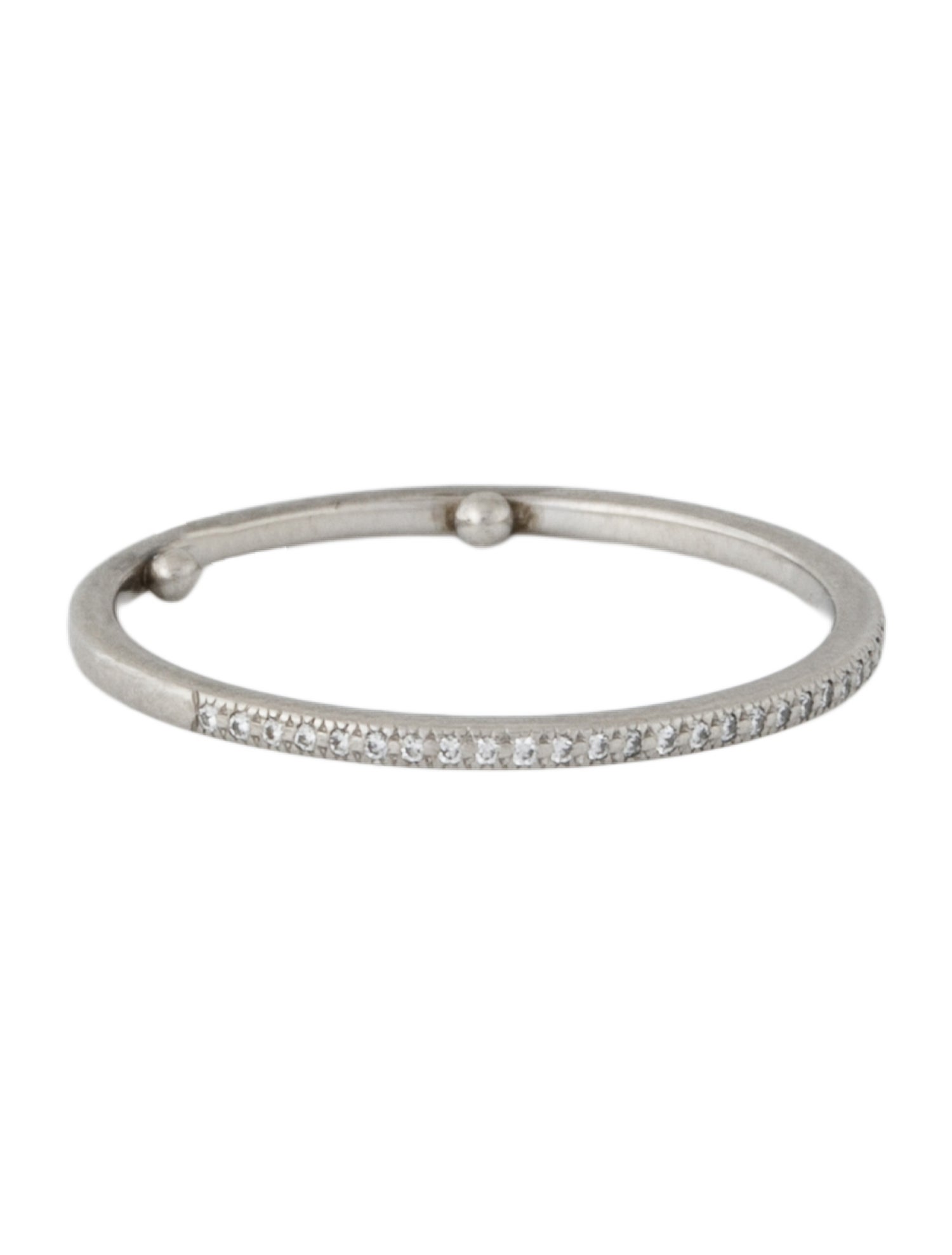 Tiffany & Co. Platinum Diamond Band