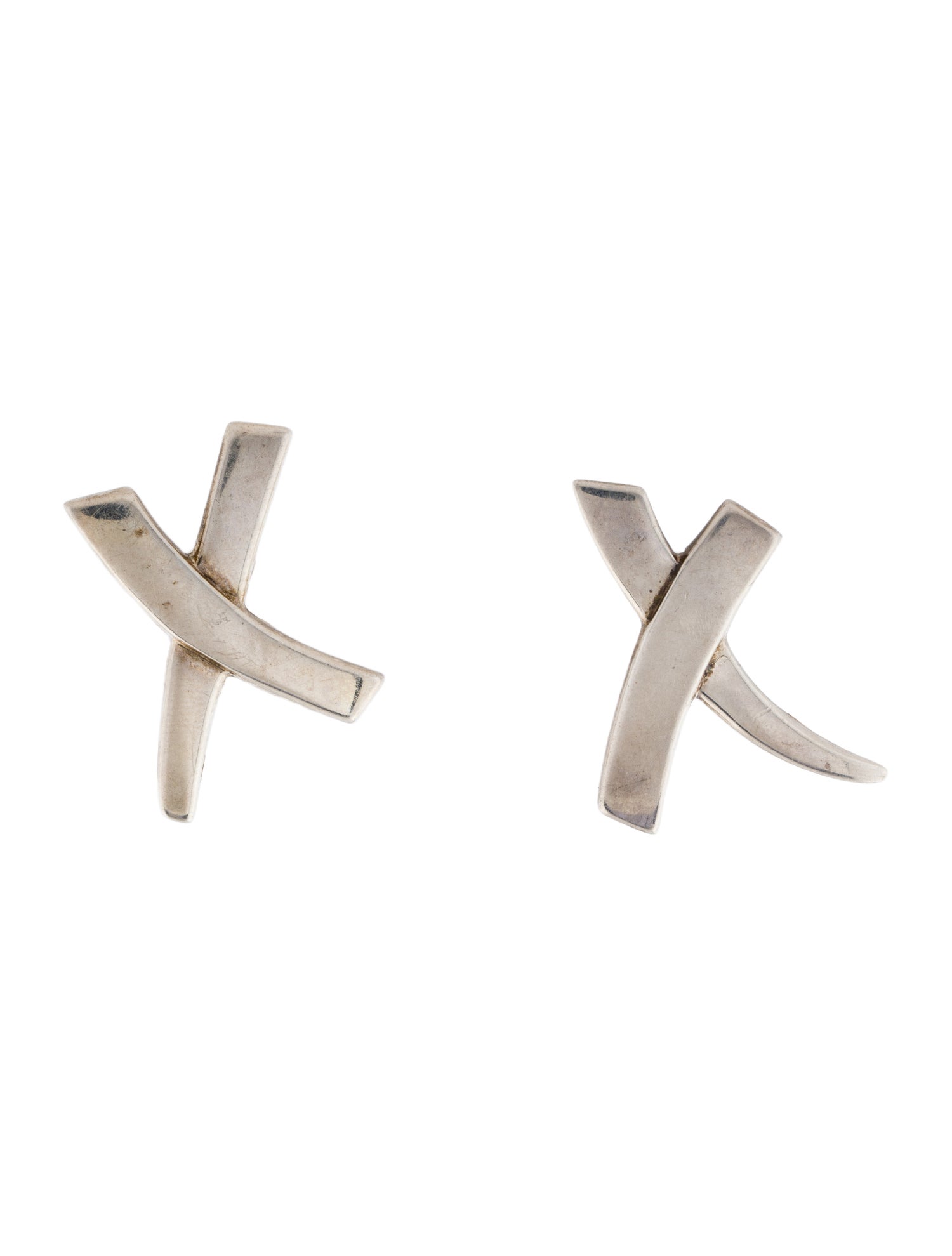 Tiffany & Co. Vintage Large X Earclips