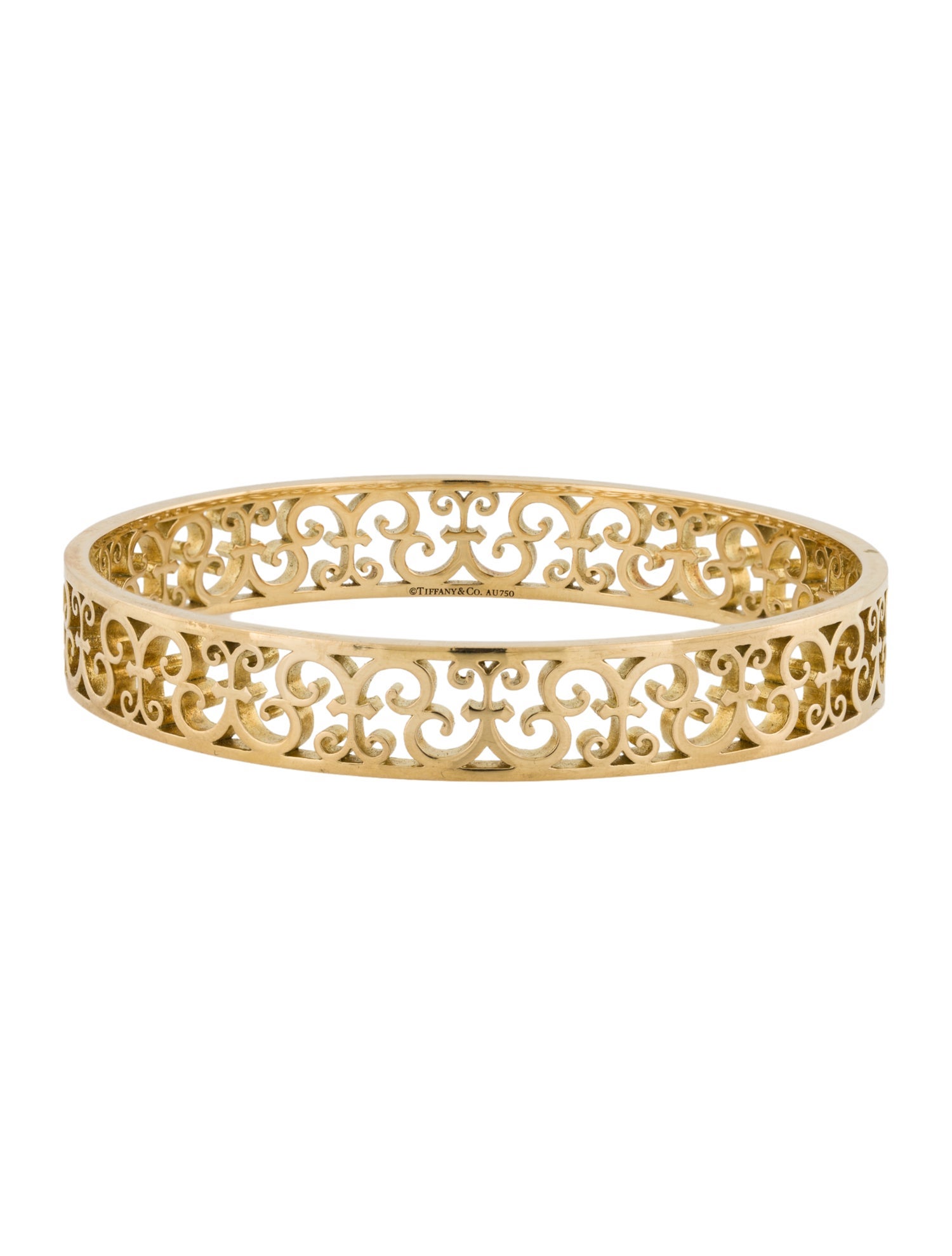 Tiffany & Co. 18K Enchant Bangle Bracelet