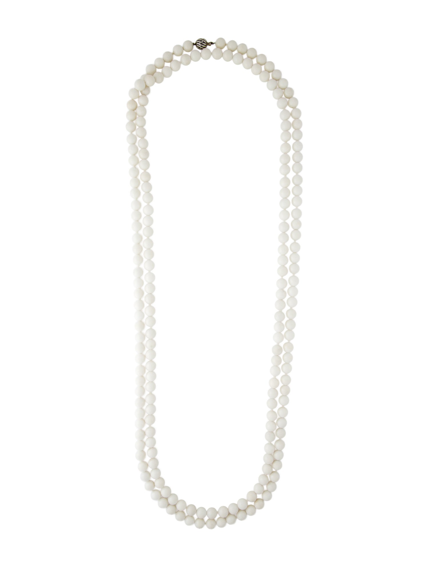 Tiffany & Co. Dolomite Bead Strand Necklace