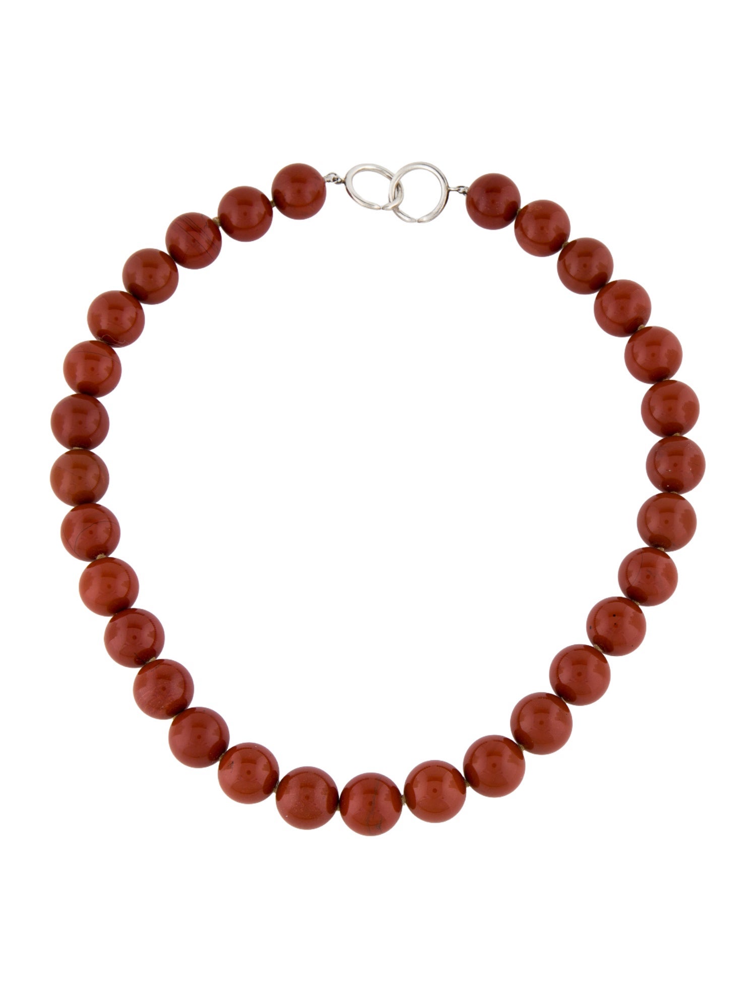Tiffany & Co. Jasper Beaded Necklace