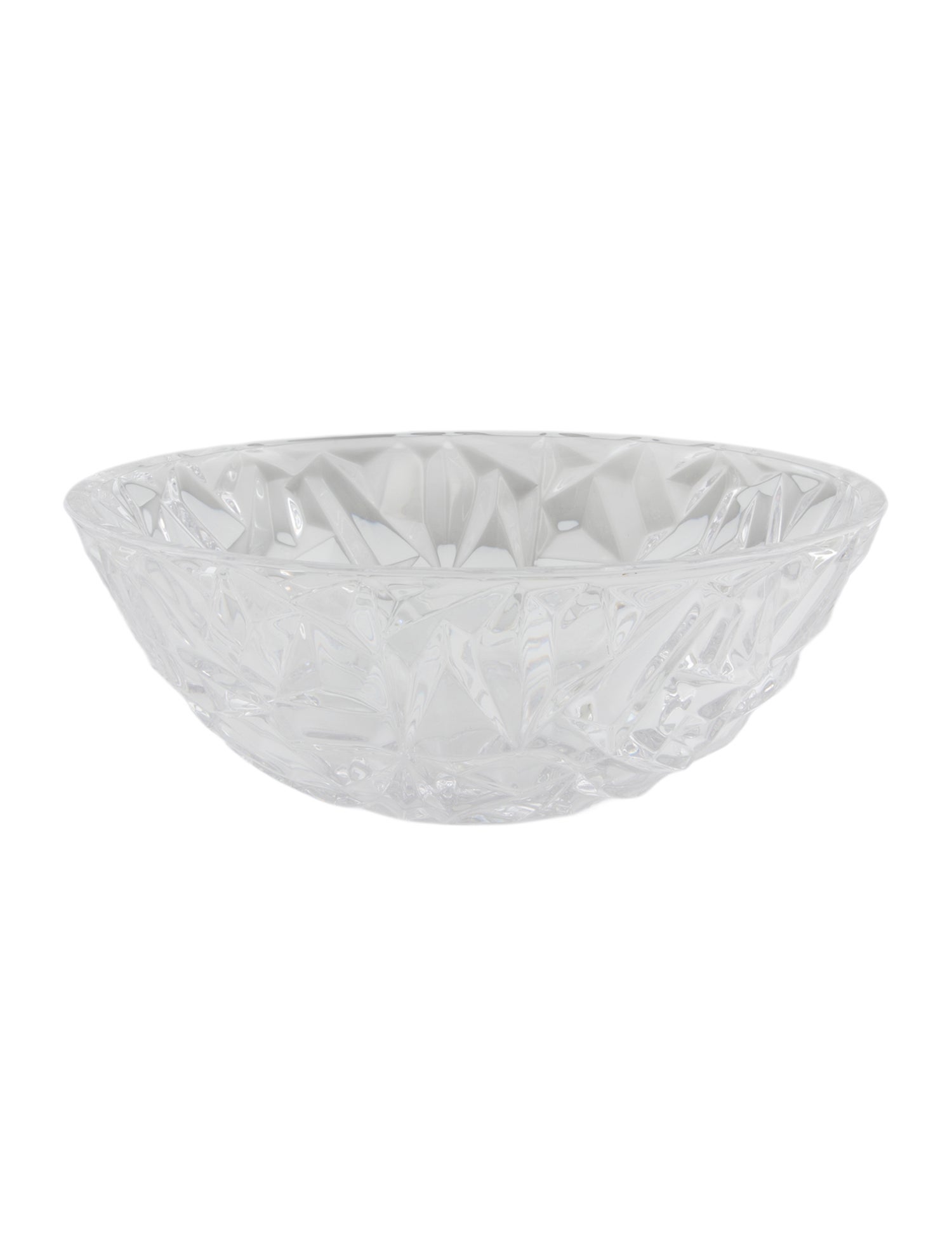 Tiffany & Co. Rock-Cut Crystal Bowl