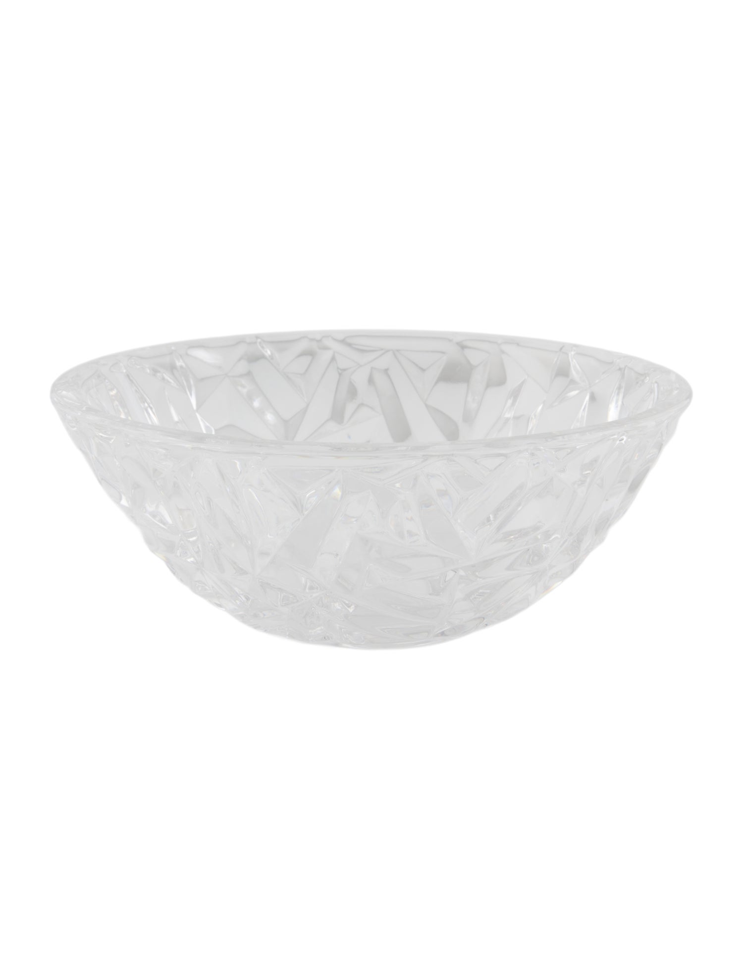 Tiffany & Co. Rock-Cut Crystal Bowl