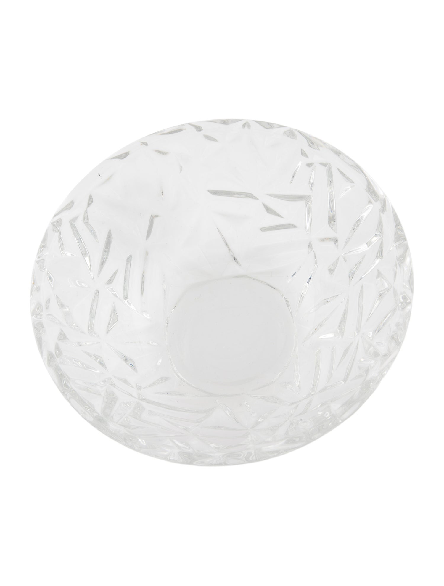 Tiffany & Co. Rock Cut Crystal Bowl