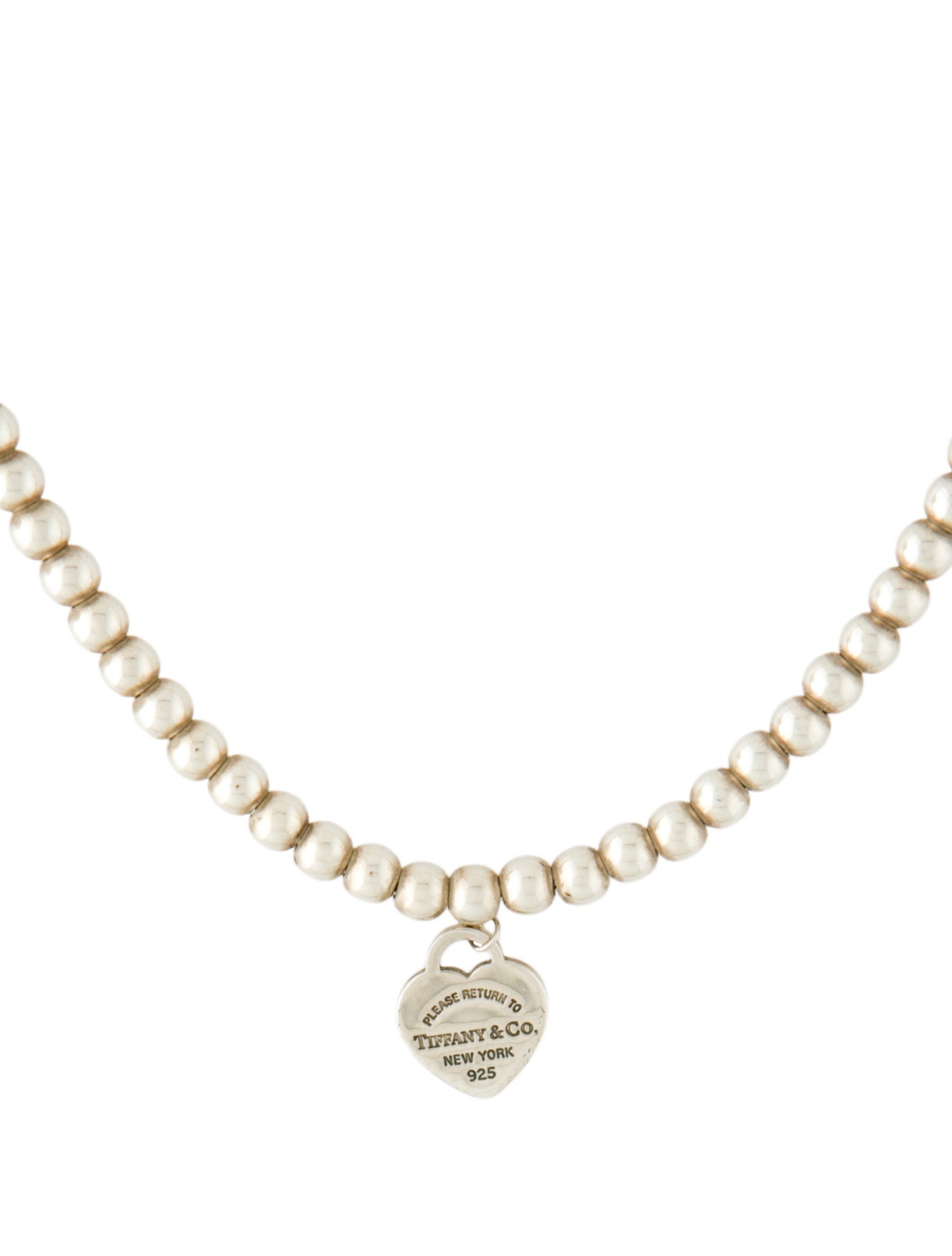 Tiffany & Co. Tiffany Blue® Heart Tag Bead Necklace