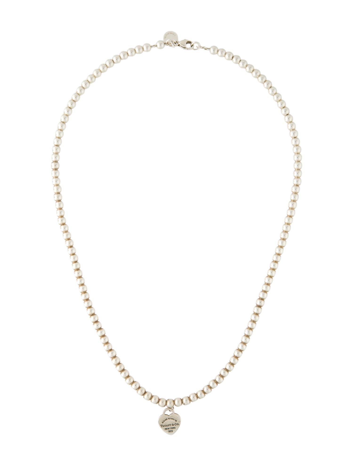 Tiffany & Co. Tiffany Blue® Heart Tag Bead Necklace