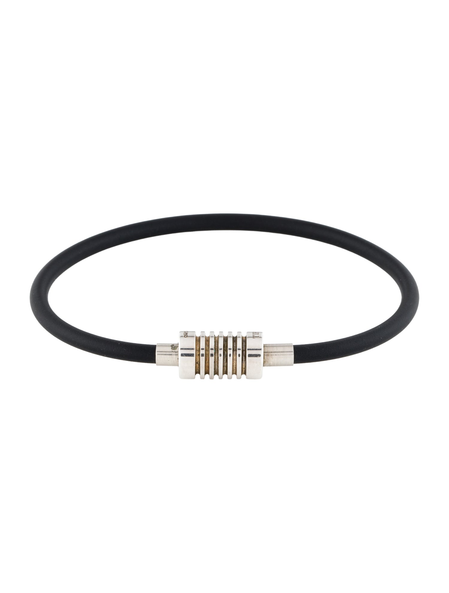 Tiffany & Co. Rubber Groove Surfer Bracelet