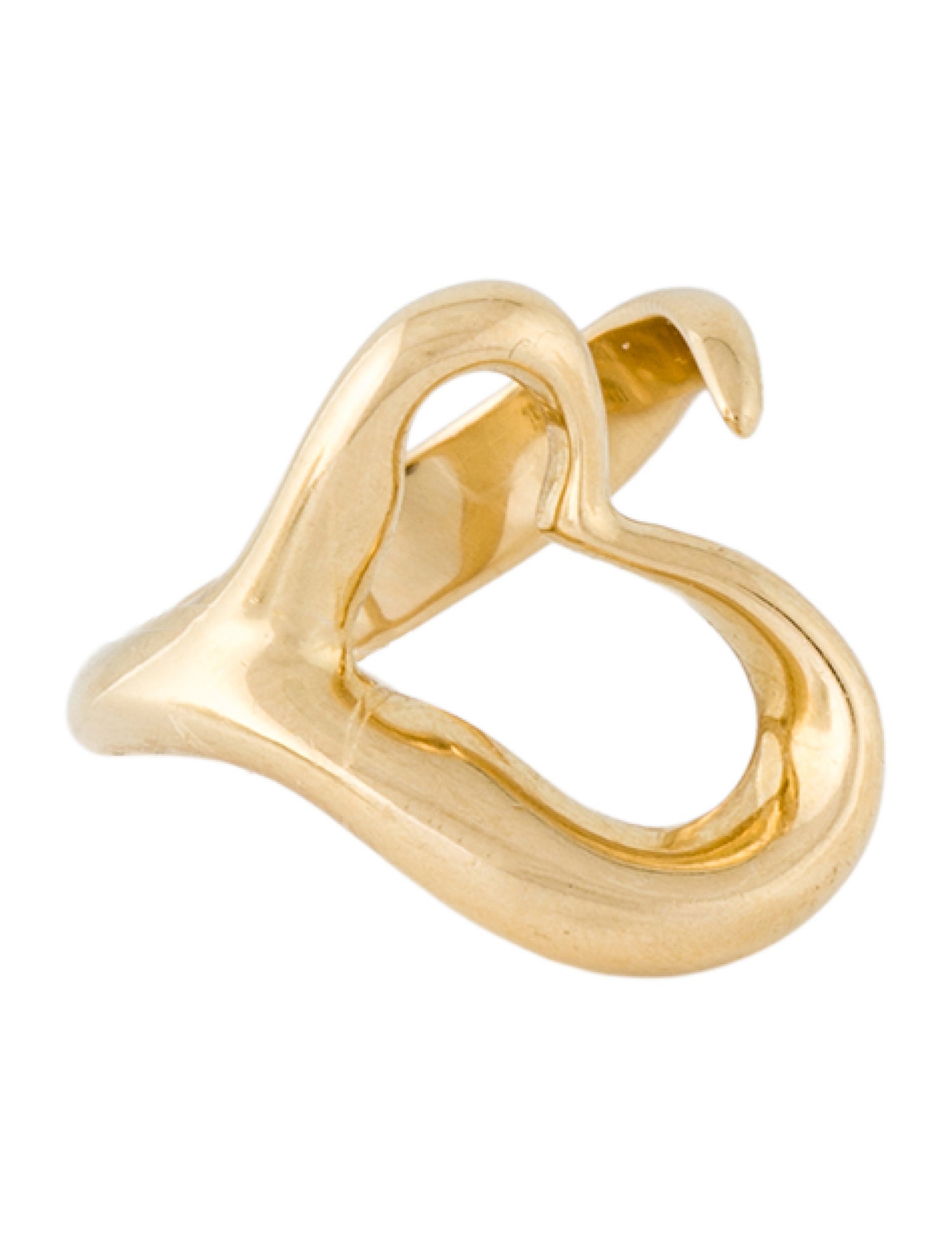 Tiffany & Co. Vintage 18K Open Heart Ring