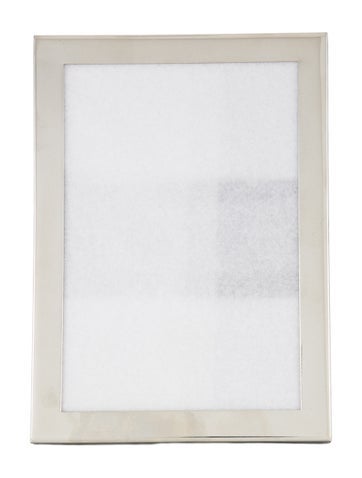 Pre-owned Tiffany & Co Pair Of Pewter Picture Frames In Silver