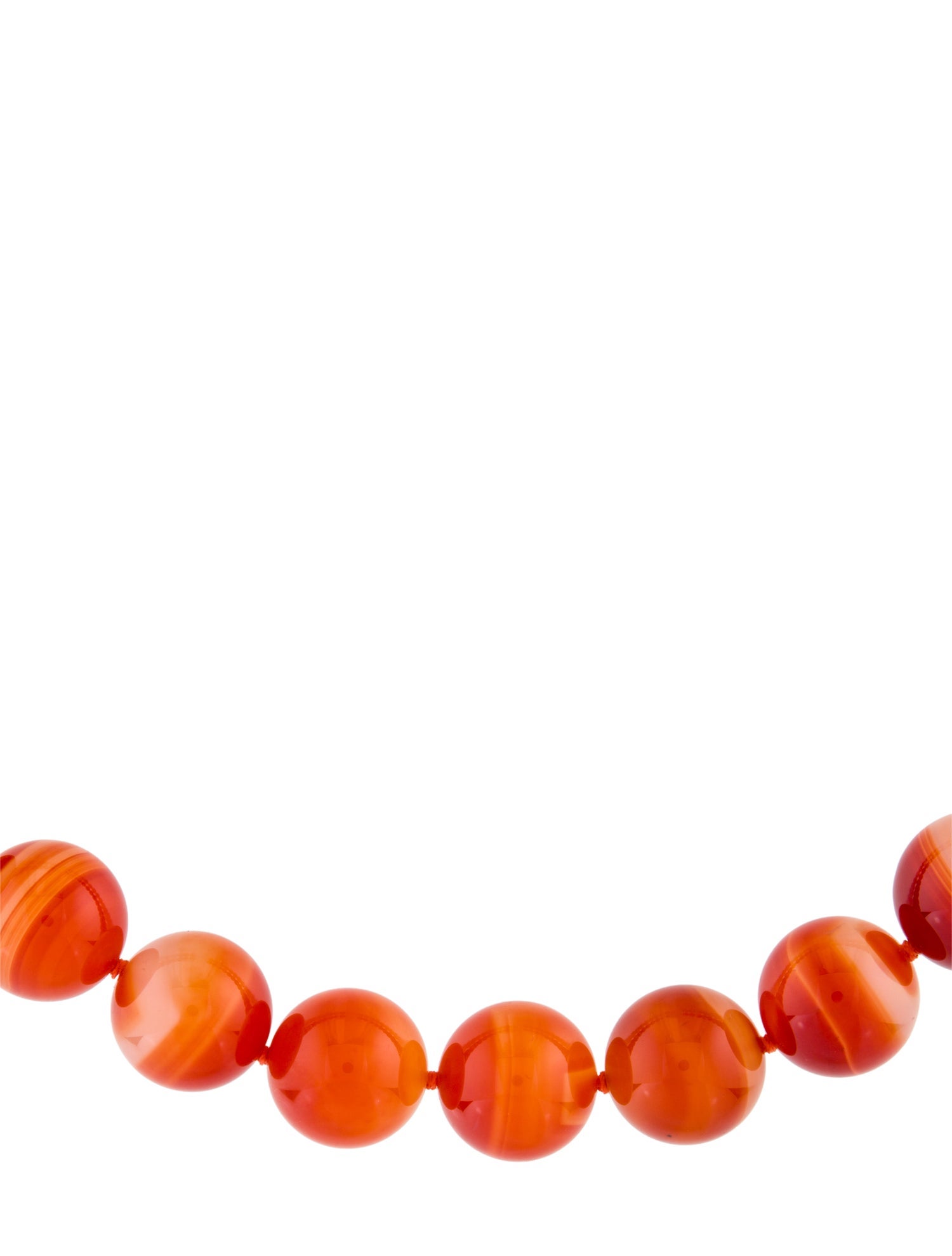 Tiffany & Co. Agate Bead Stand Necklace