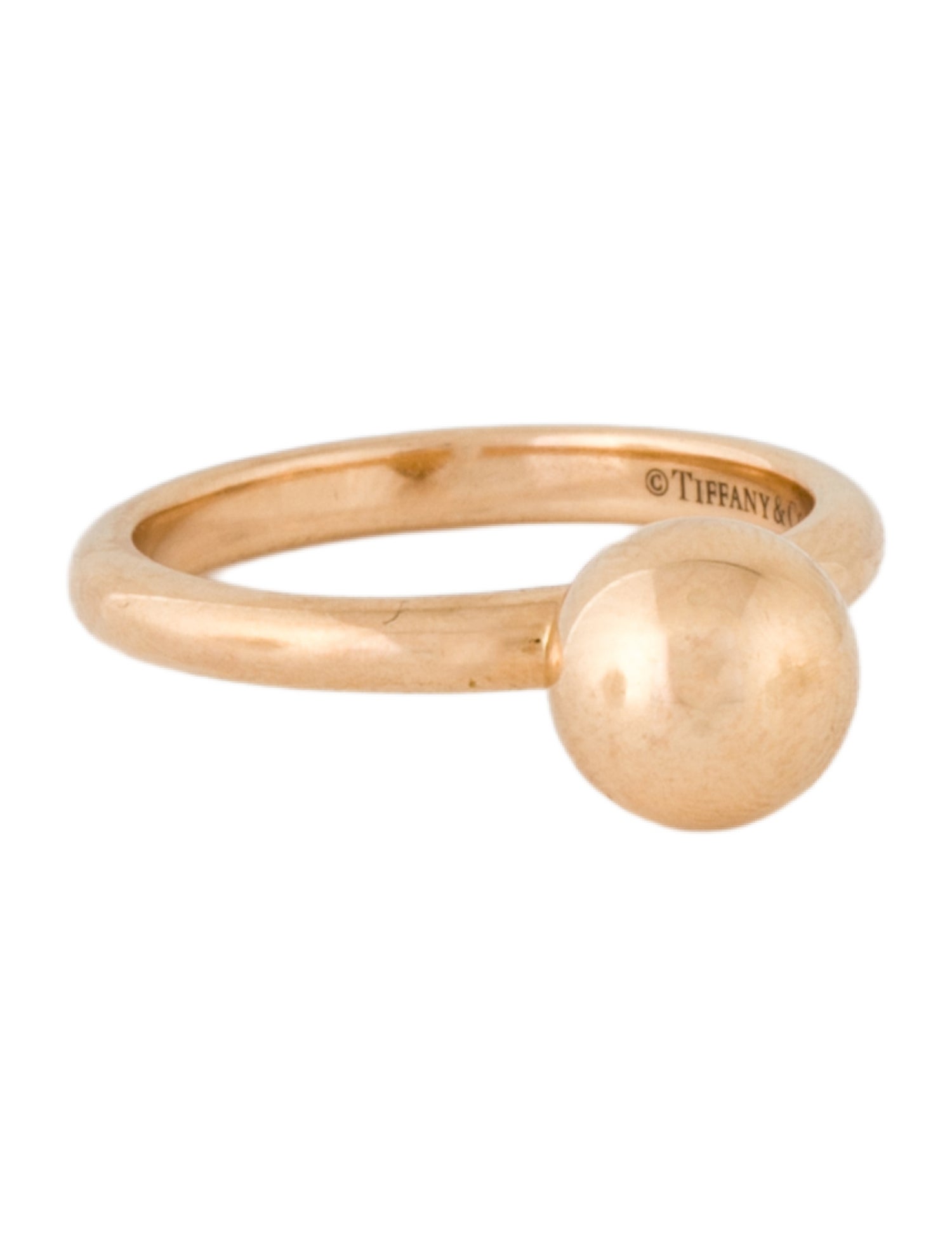 Tiffany & Co. 18K Ball Ring