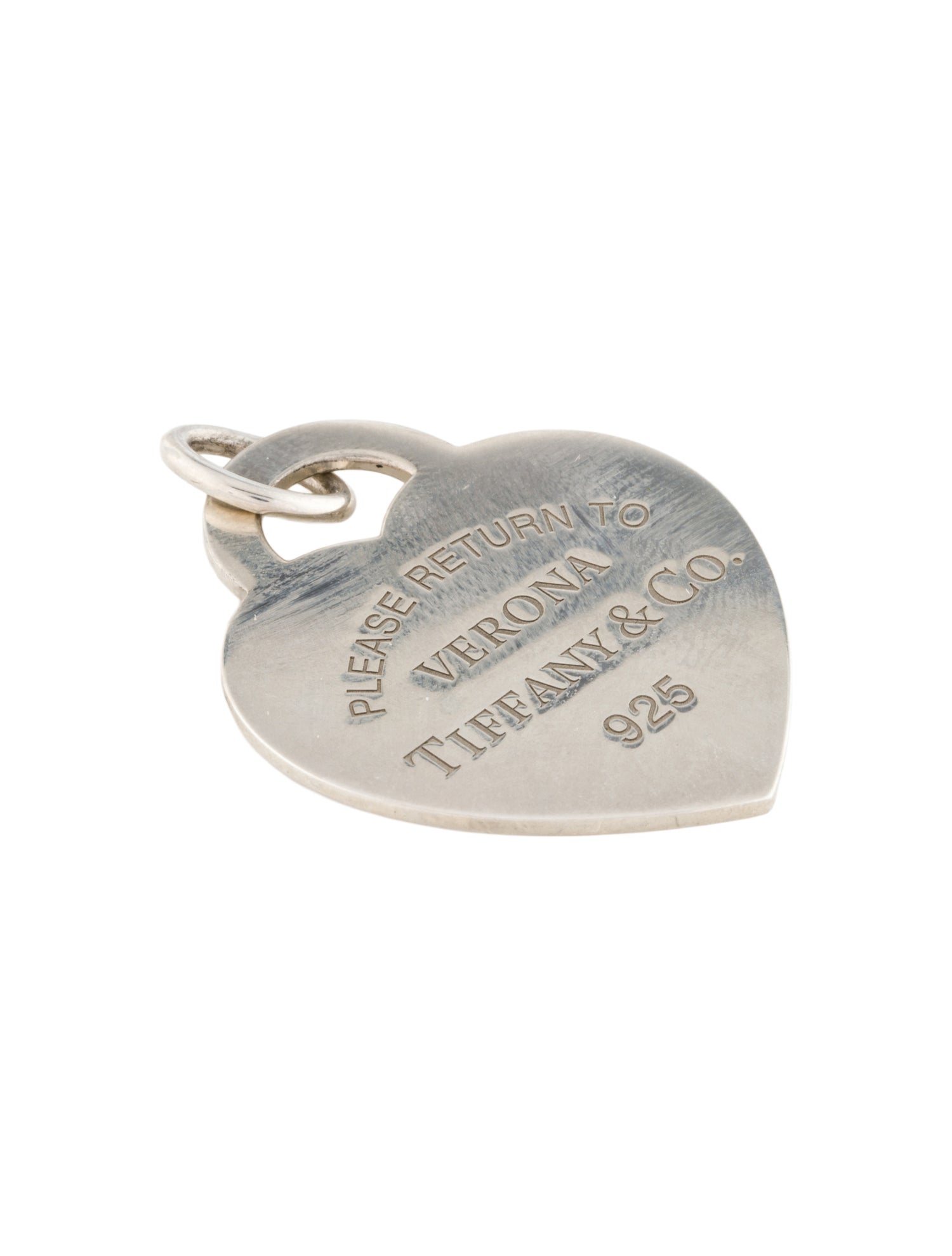 Tiffany & Co. Extra Large 'Verona' Heart Tag Pendant