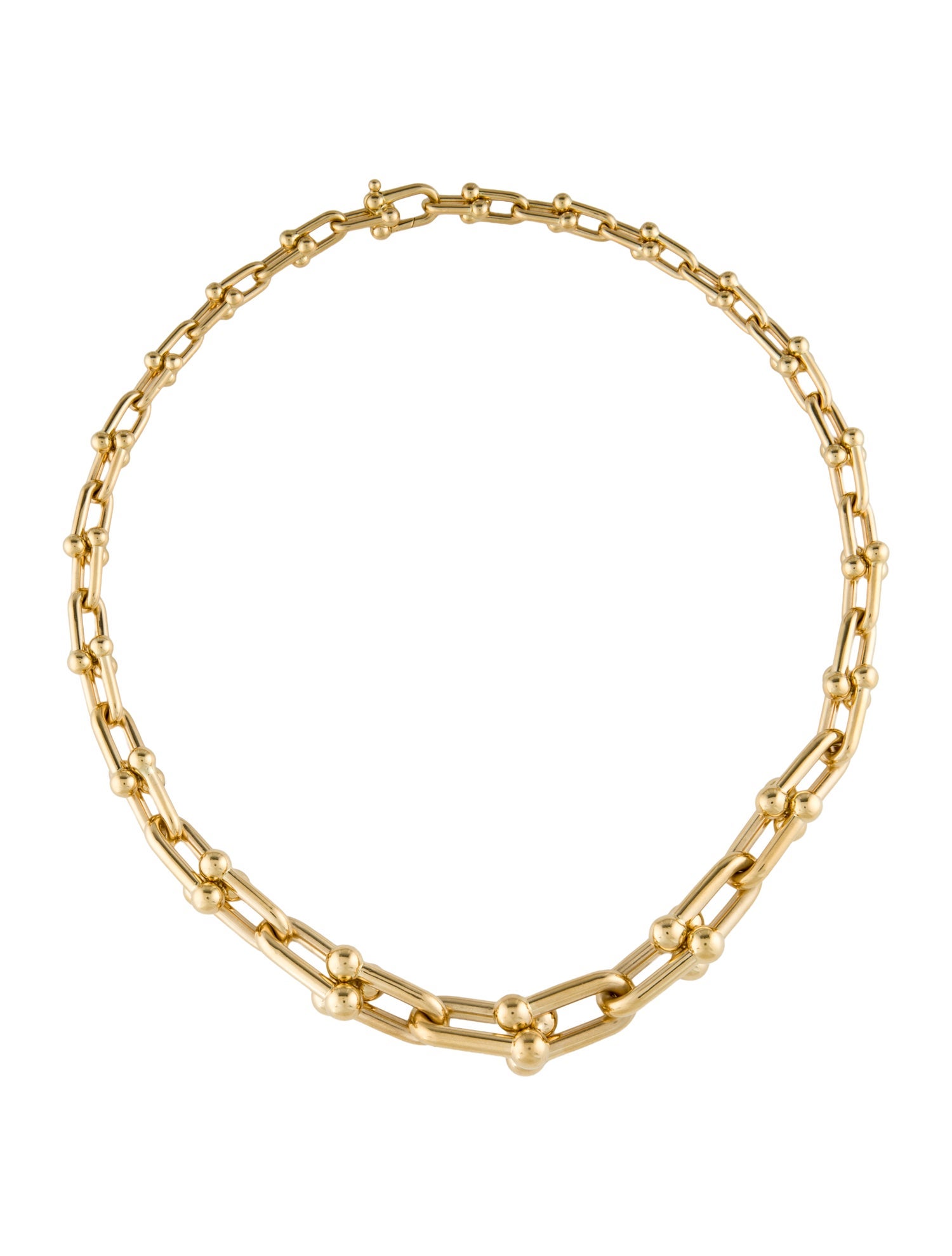 Tiffany & Co. 18K Graduated Link Necklace