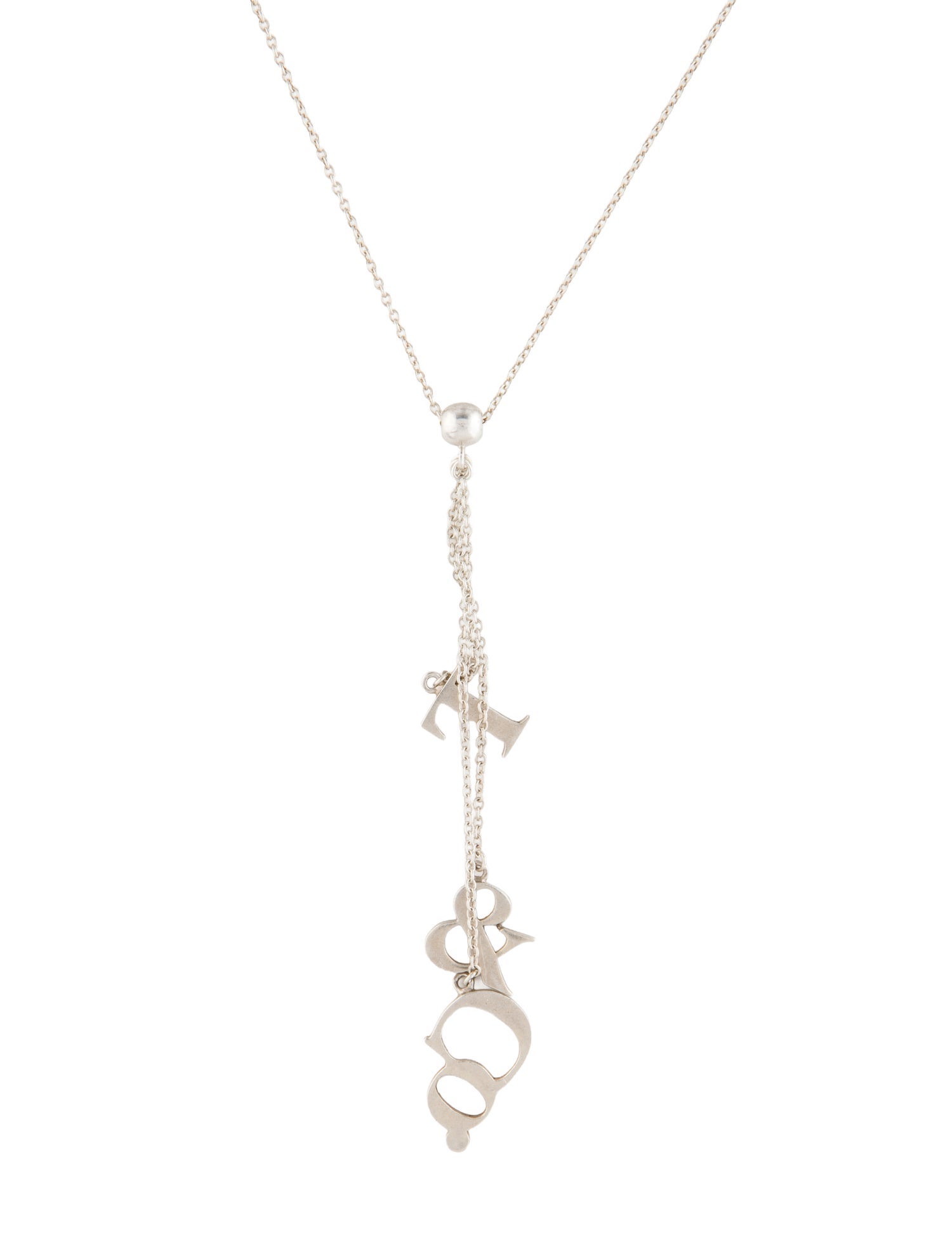 Tiffany & Co. Logo Letters Lavalier Necklace