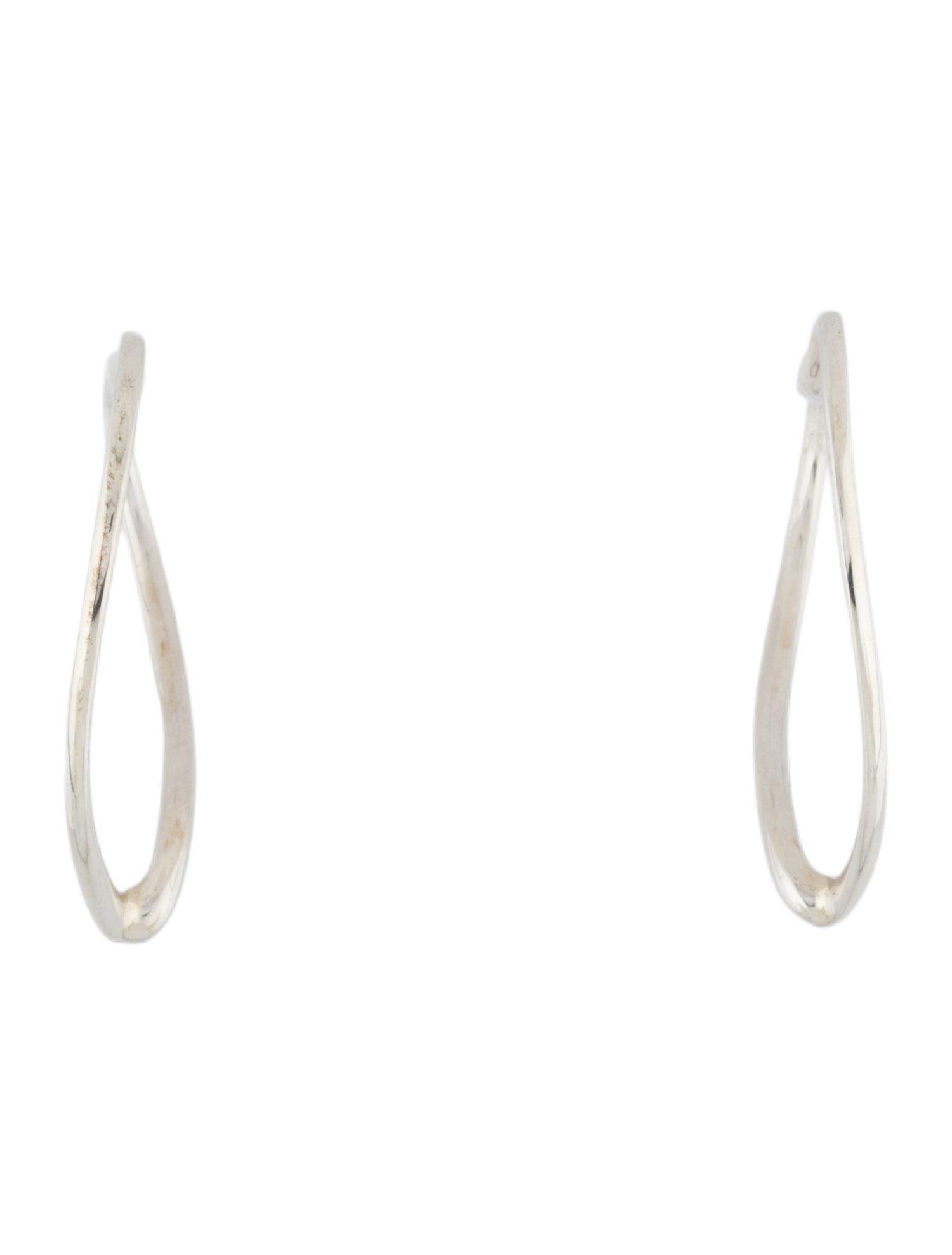 Tiffany & Co. Open Heart Hoop Earrings - Hoop, Earrings