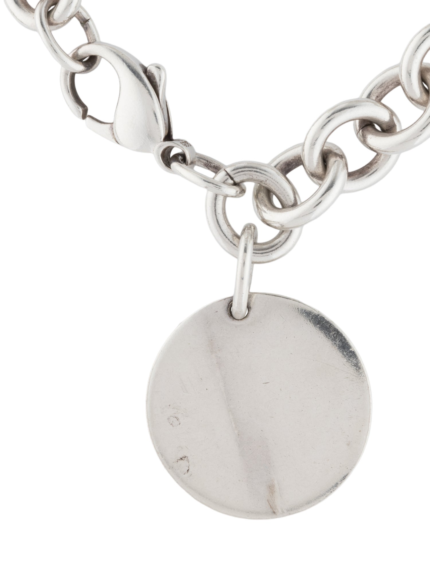 Tiffany & Co. Round Tag Charm Bracelet