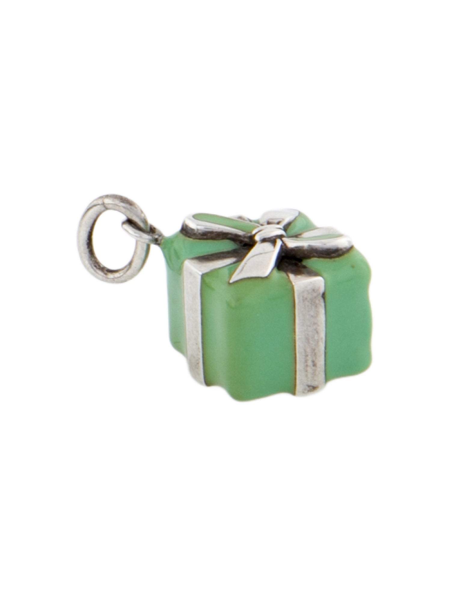Tiffany & Co. Enamel Blue Box Present Charm