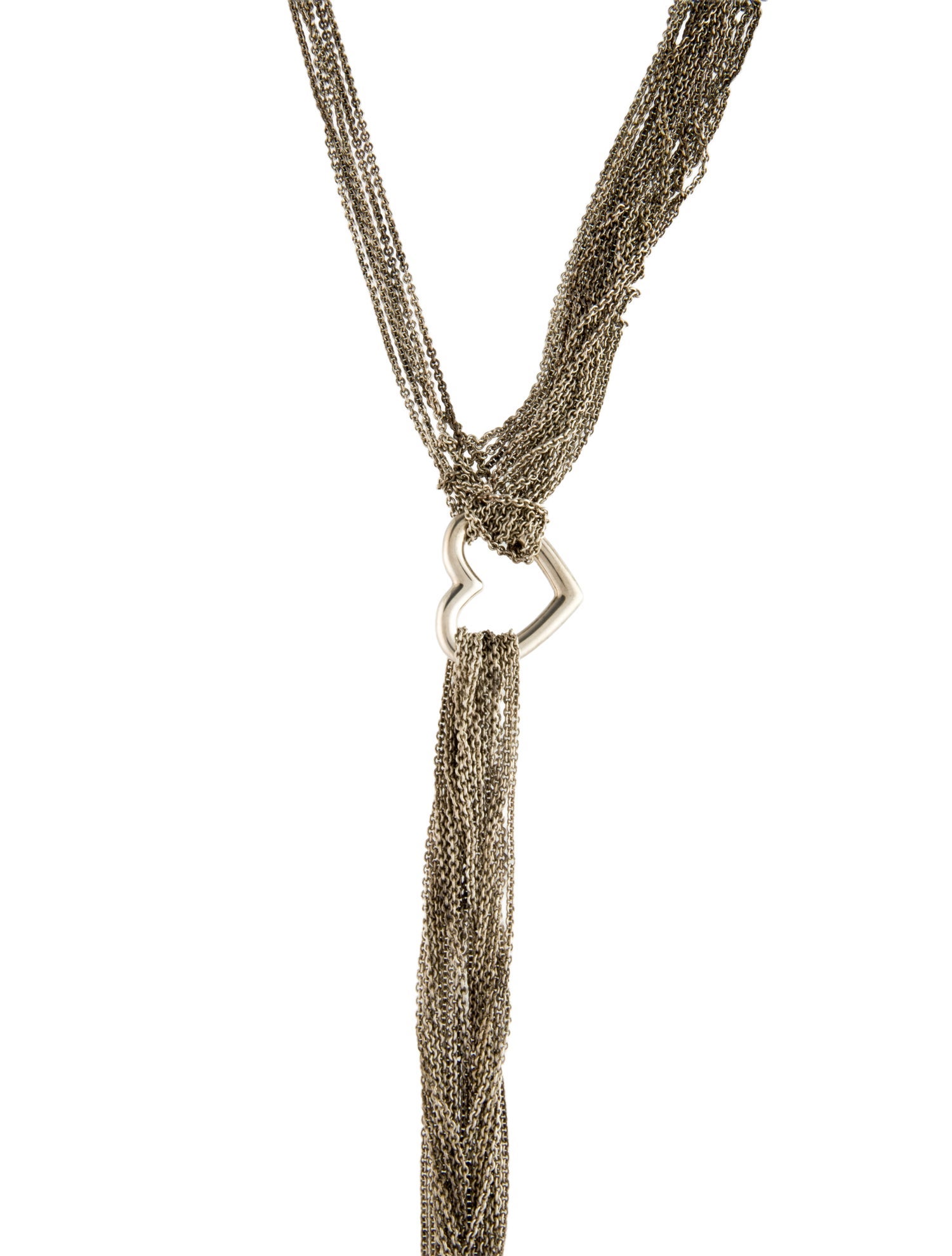 Tiffany & Co. Heart Toggle Multistrand Necklace