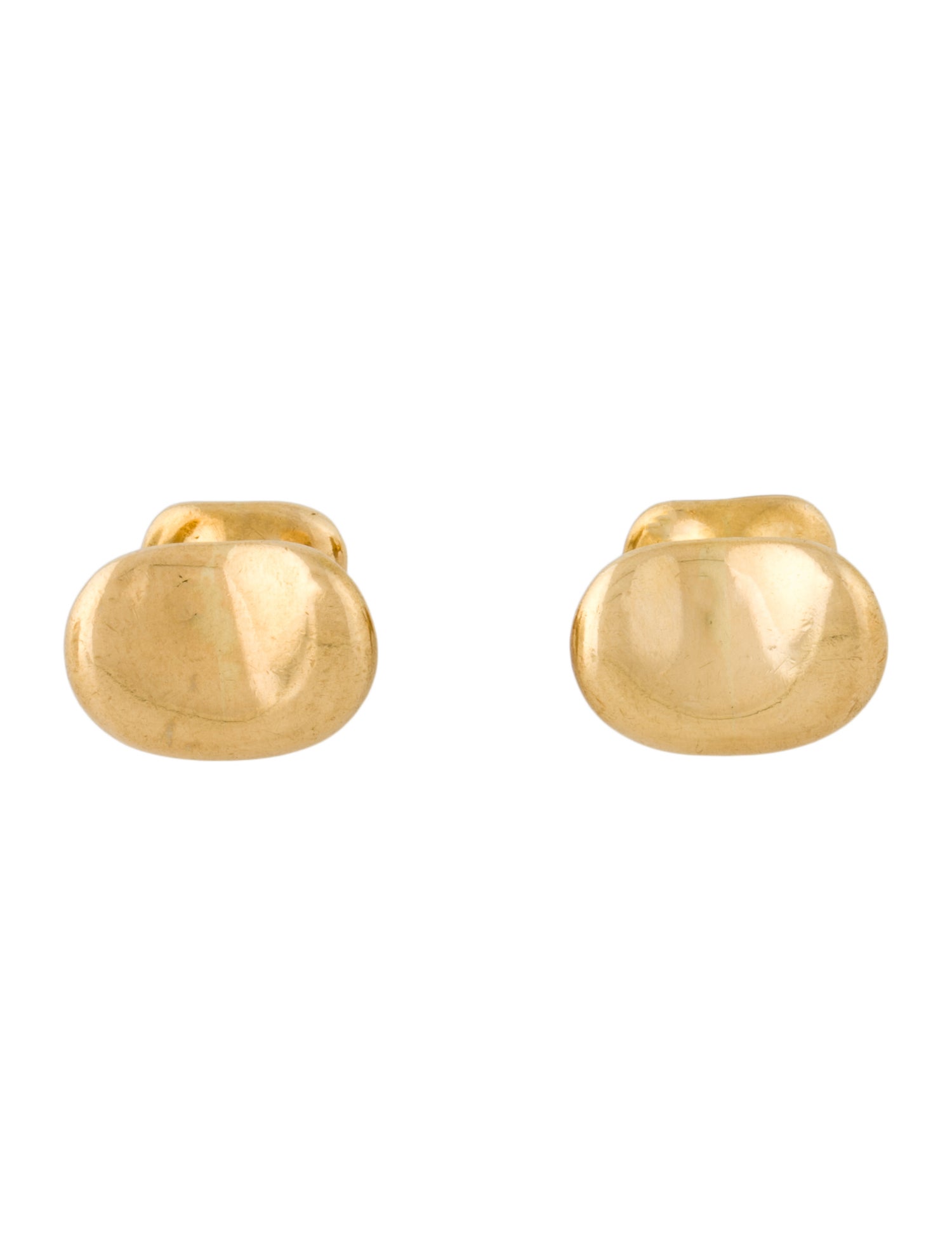 Tiffany & Co. Vintage 18K Bean Design Cufflinks