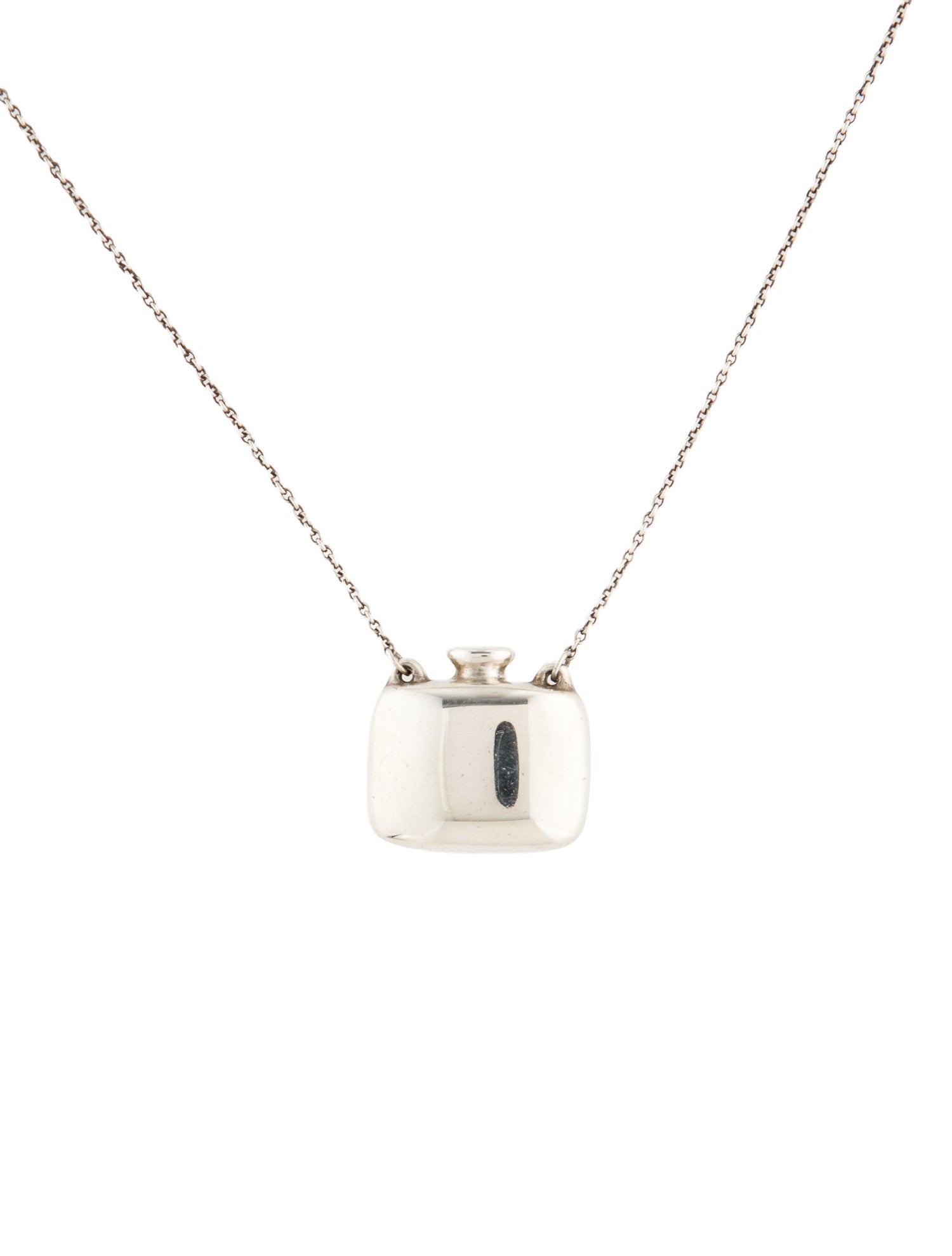 Tiffany & Co. Square Bottle Pendant Necklace