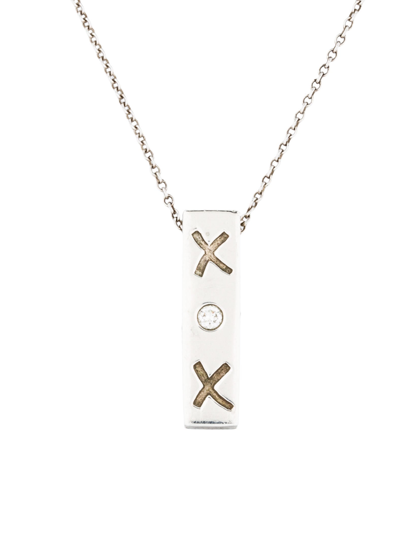 Tiffany & Co. XO Diamond Necklace Necklaces TIF36297 The RealReal
