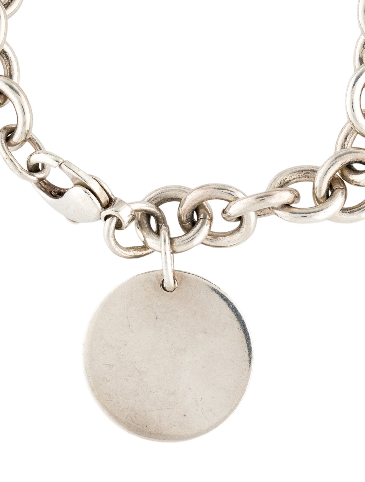 Tiffany & Co. Round Tag Link Bracelet