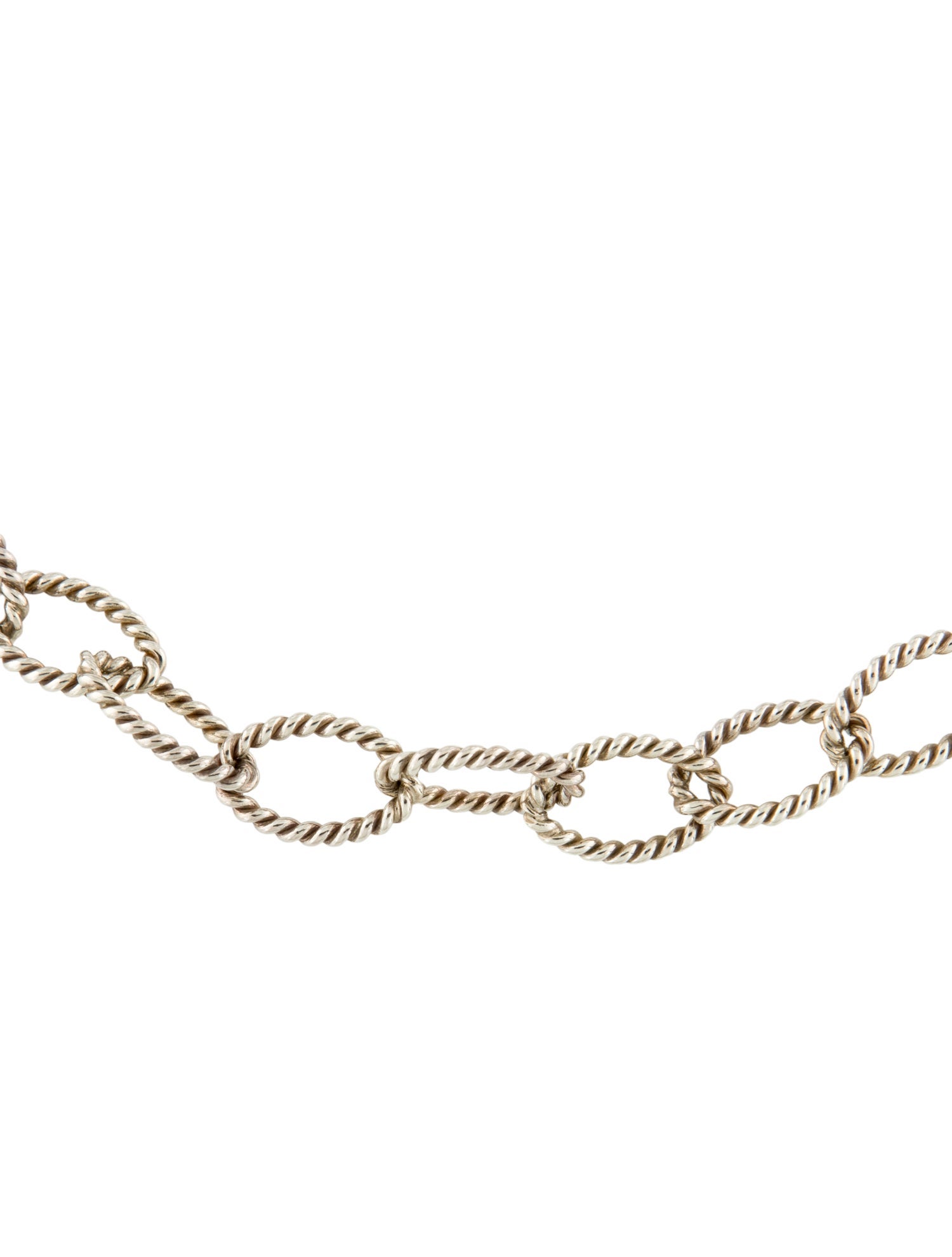 Tiffany & Co. Twisted Oval Link Necklace
