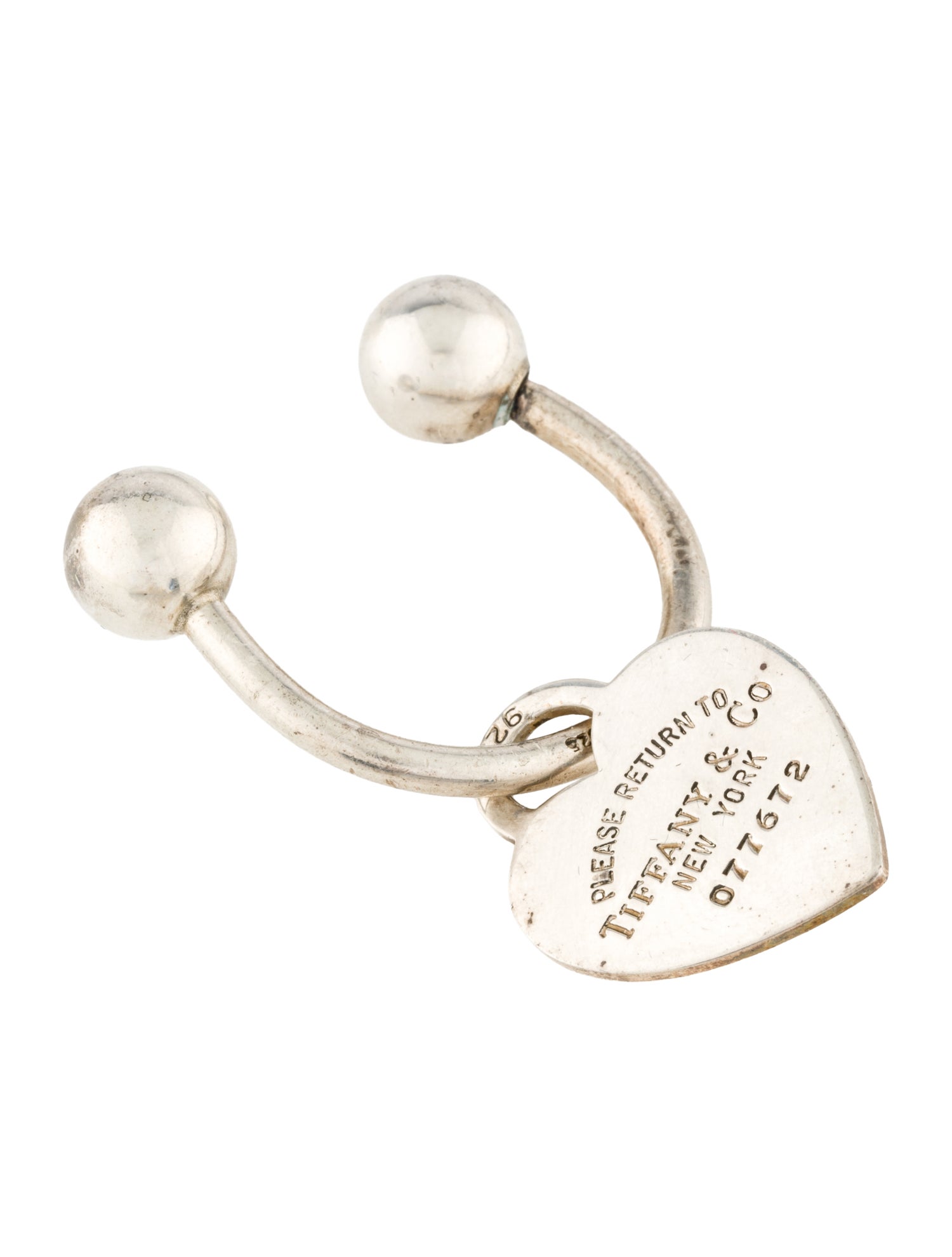 Tiffany & Co. Silver-toned Small Keychain