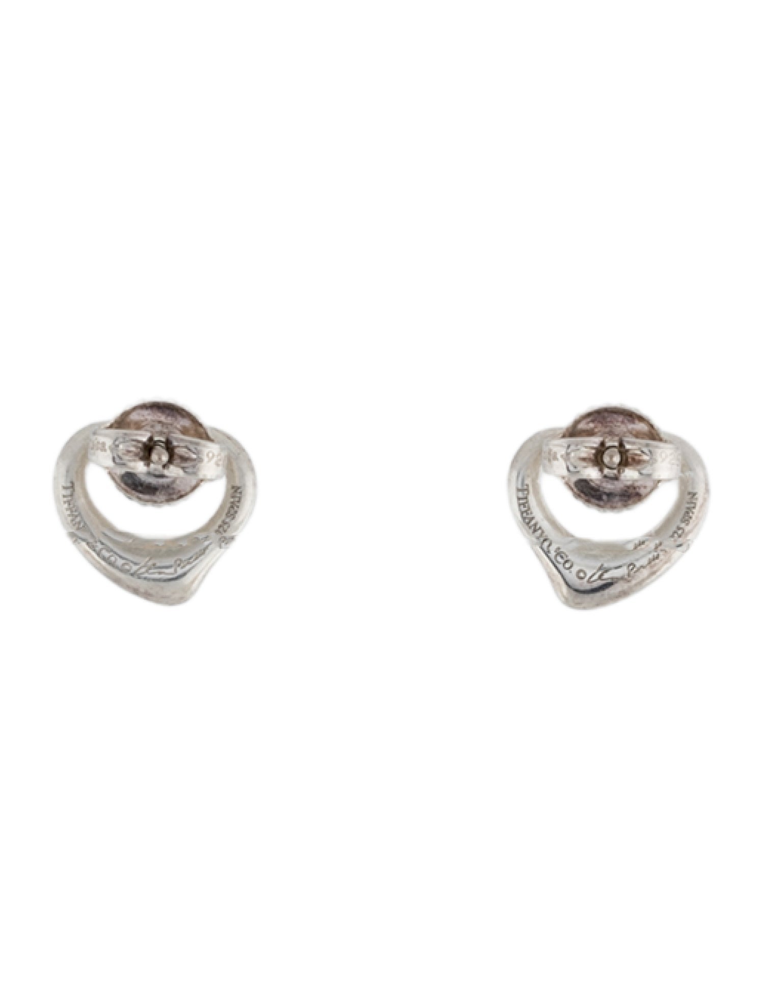 Tiffany & Co. Open Heart Stud Earrings
