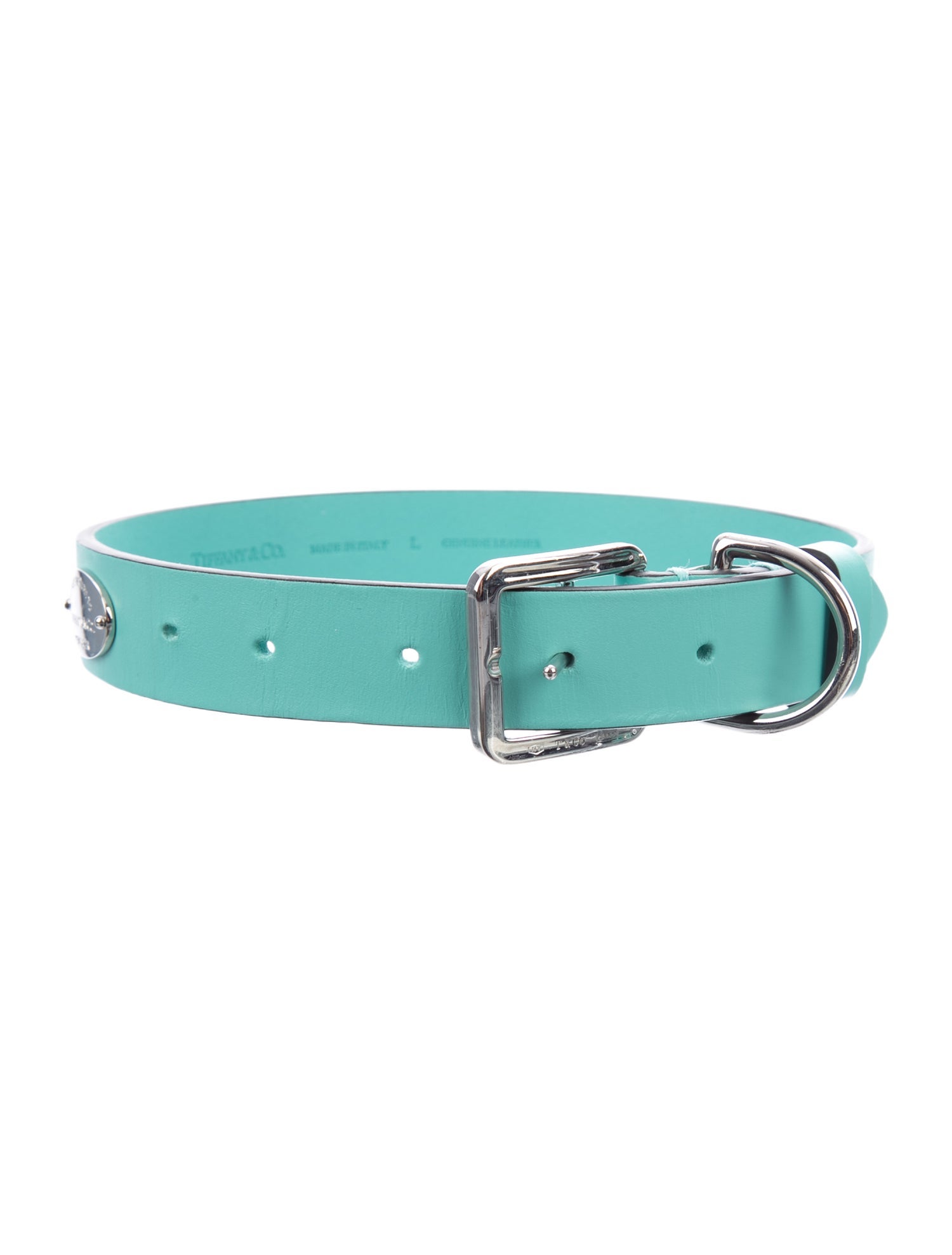 Tiffany & Co. Return to Tiffany Leather Pet Collar & Leash Set