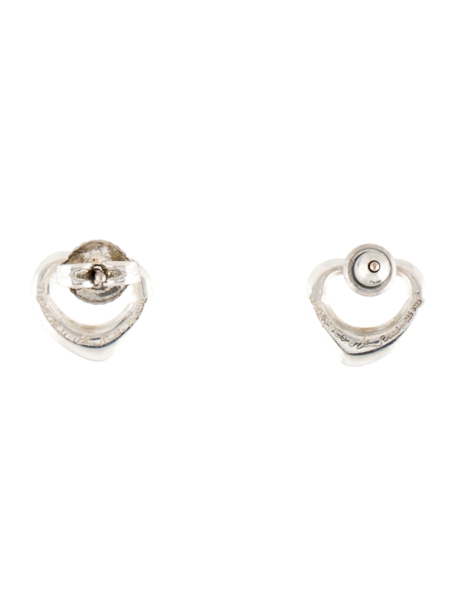 Tiffany & Co. Open Heart Stud Earrings