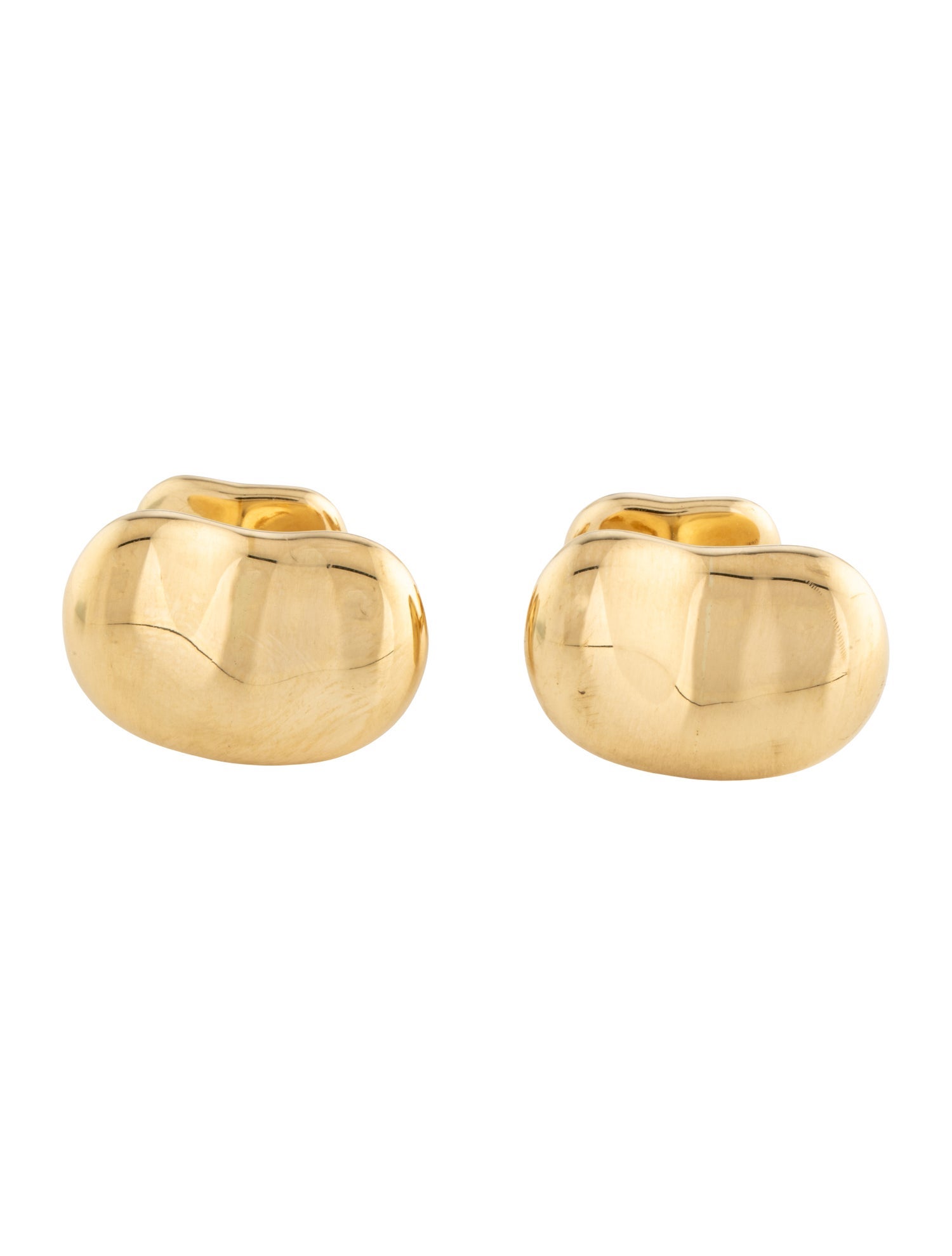 Tiffany & Co. 18K Bean Design Cufflinks
