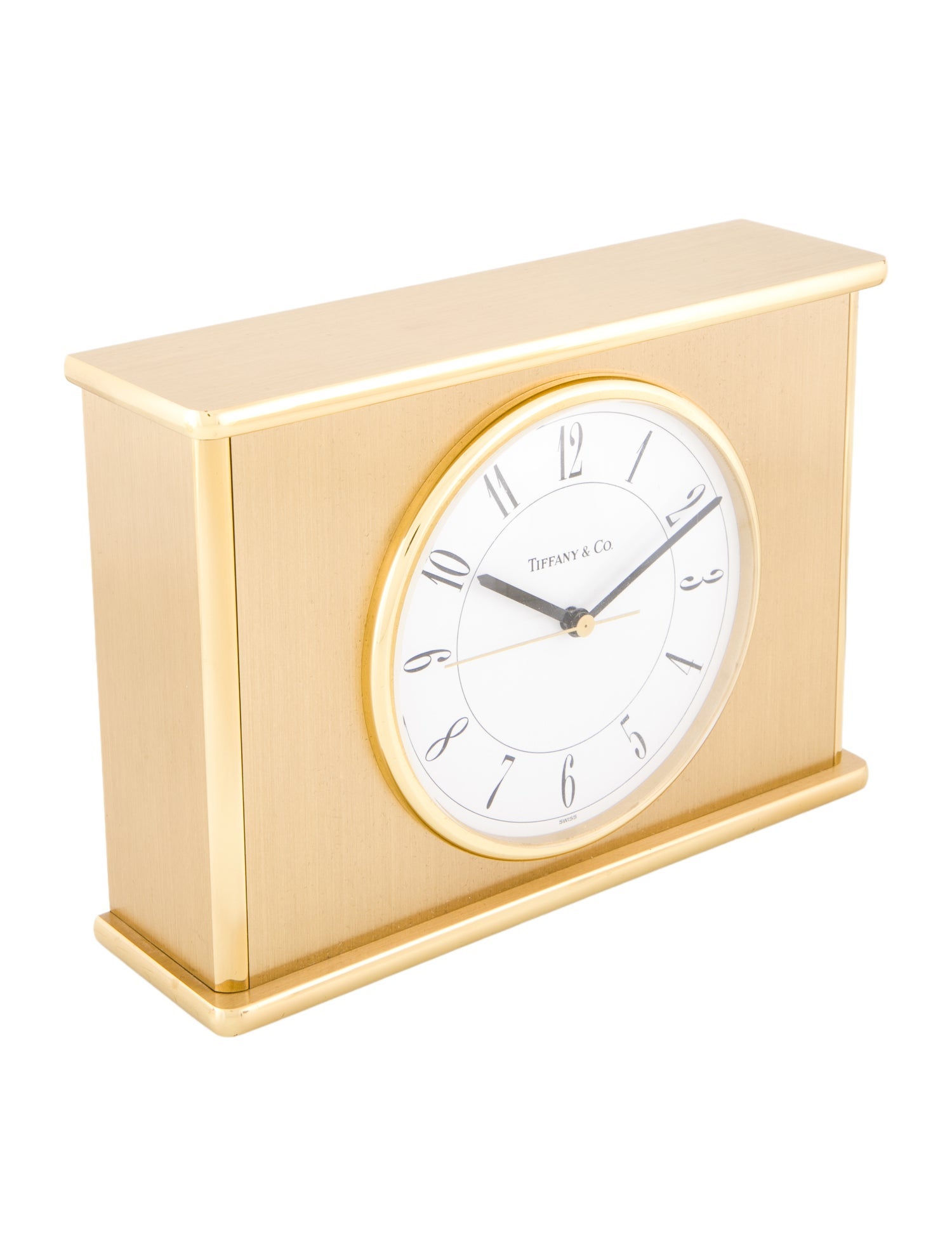 Tiffany & Co. Vintage Rectangular Desk Clock
