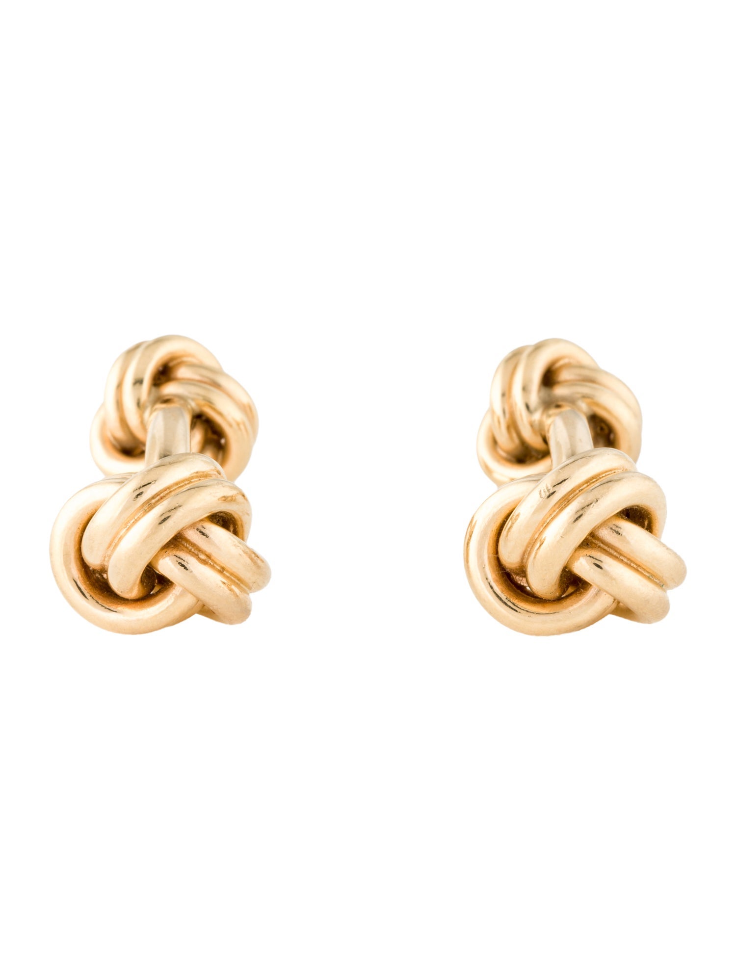 Tiffany & Co. Vintage 14K Knot Cufflinks
