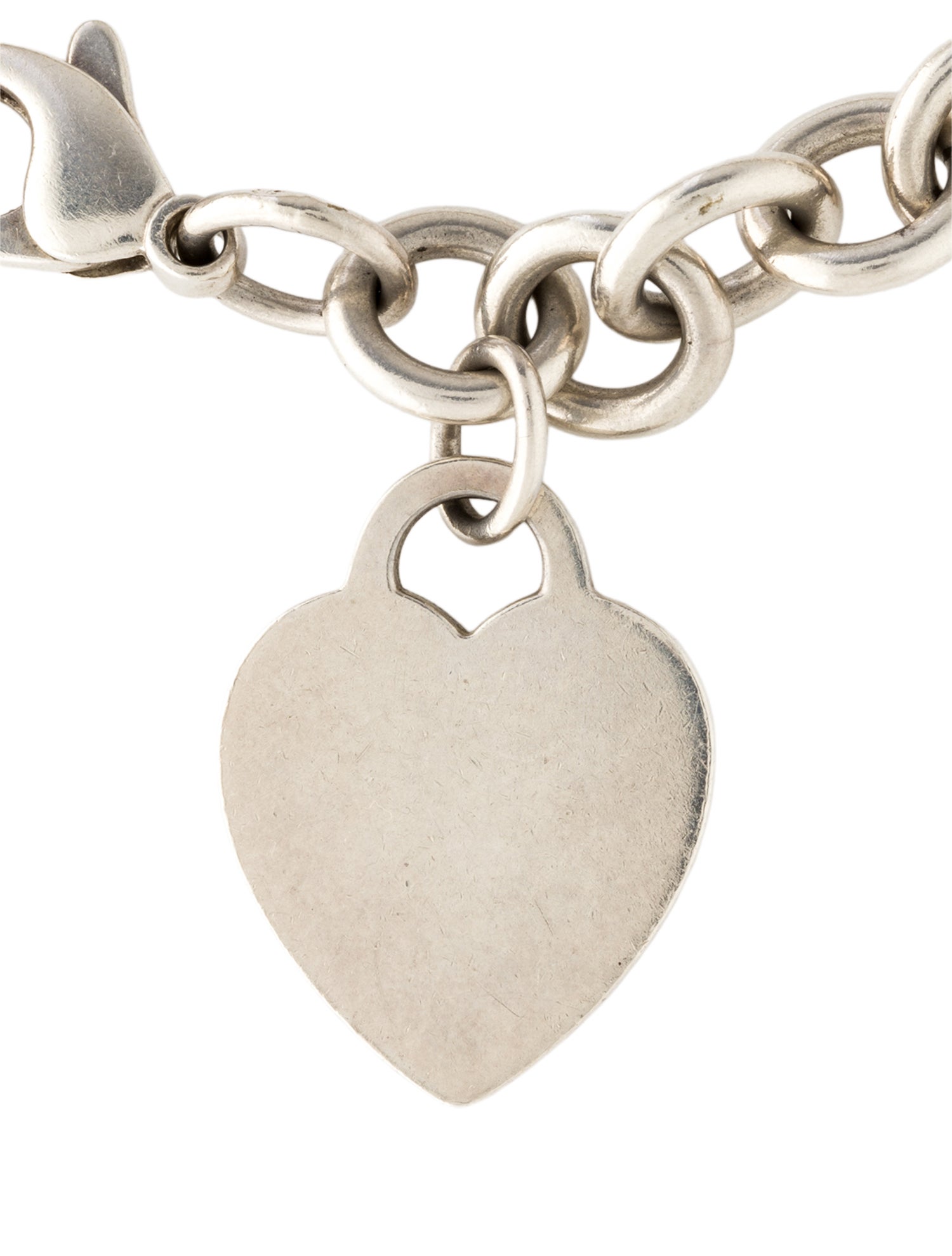 Tiffany & Co. Heart Charm Link Bracelet