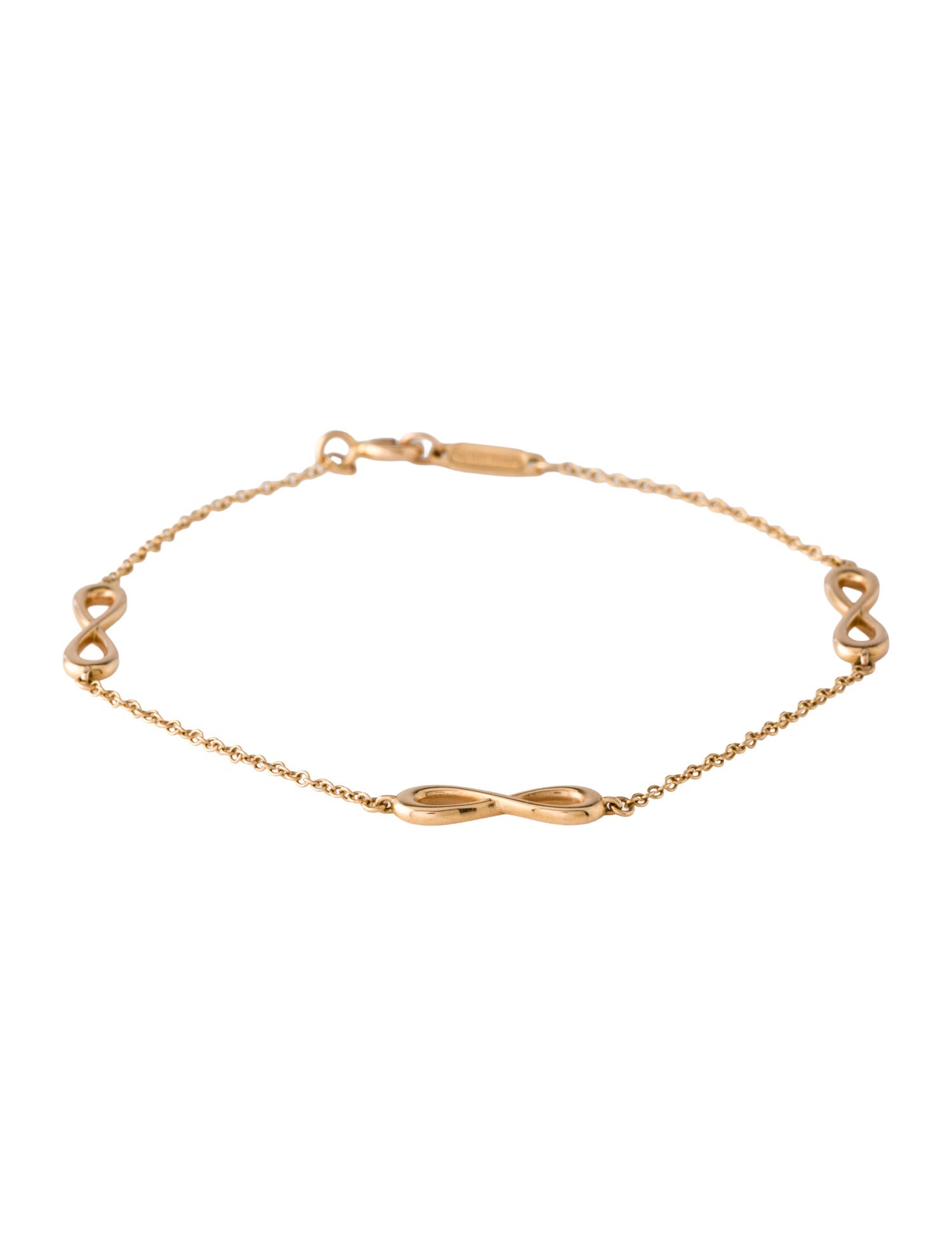 Tiffany & Co. 18K Infinity Station Bracelet