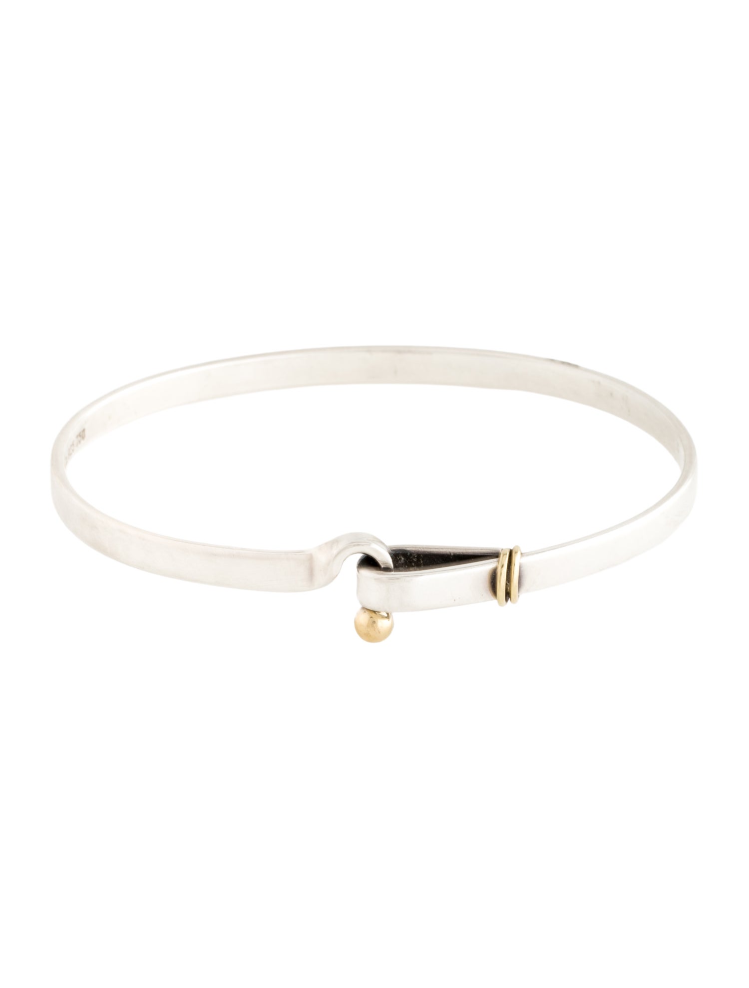 Tiffany & Co. Two-Tone Hook & Eye Bracelet