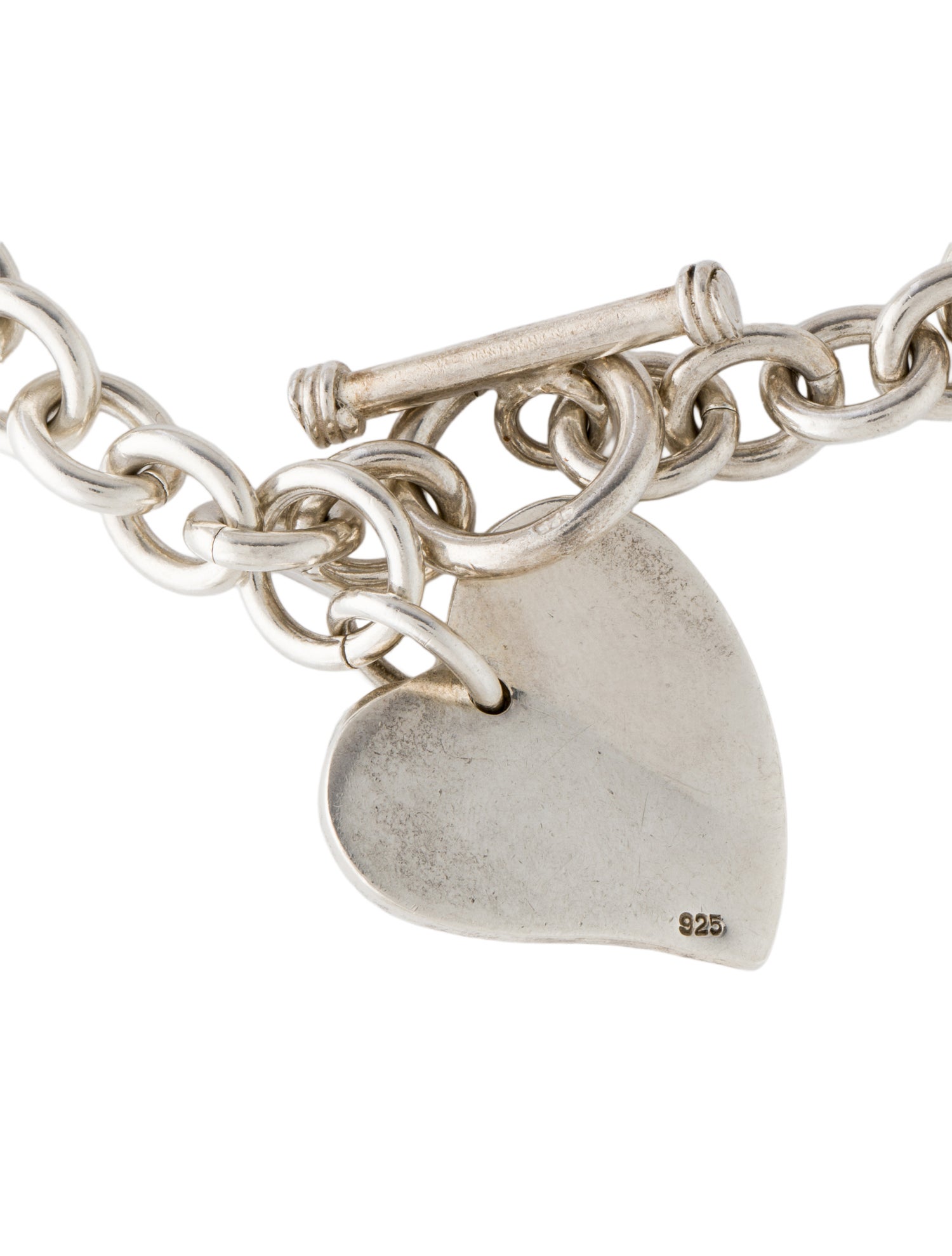 Tiffany & Co. Double Heart Tag Toggle Link Bracelet