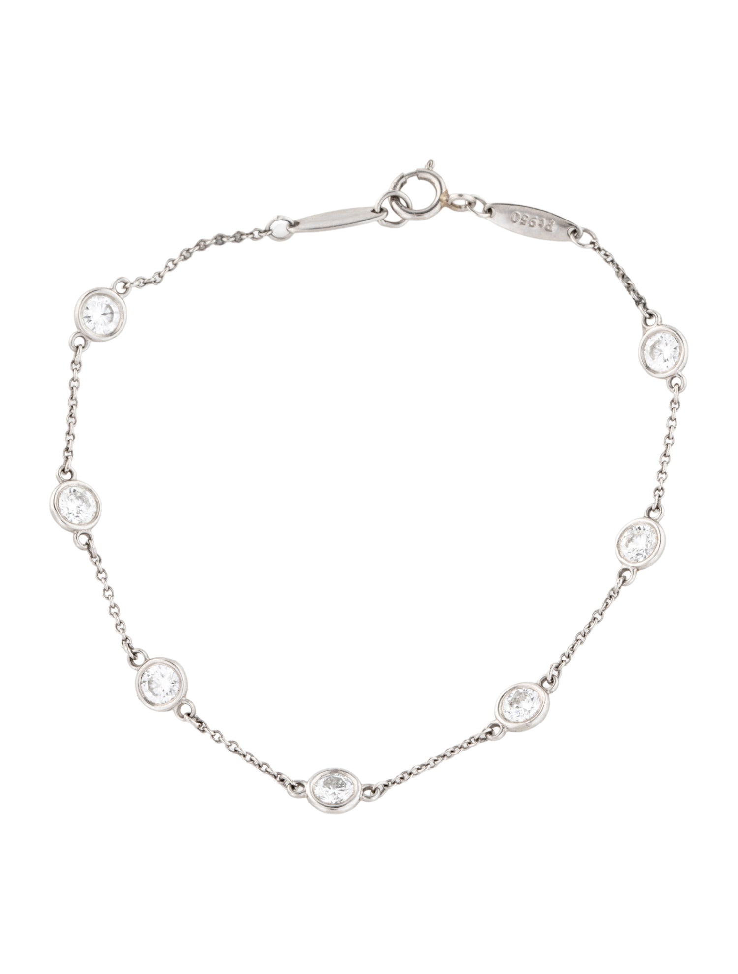 Tiffany & Co. Platinum Diamonds by the Yard Bracelet
